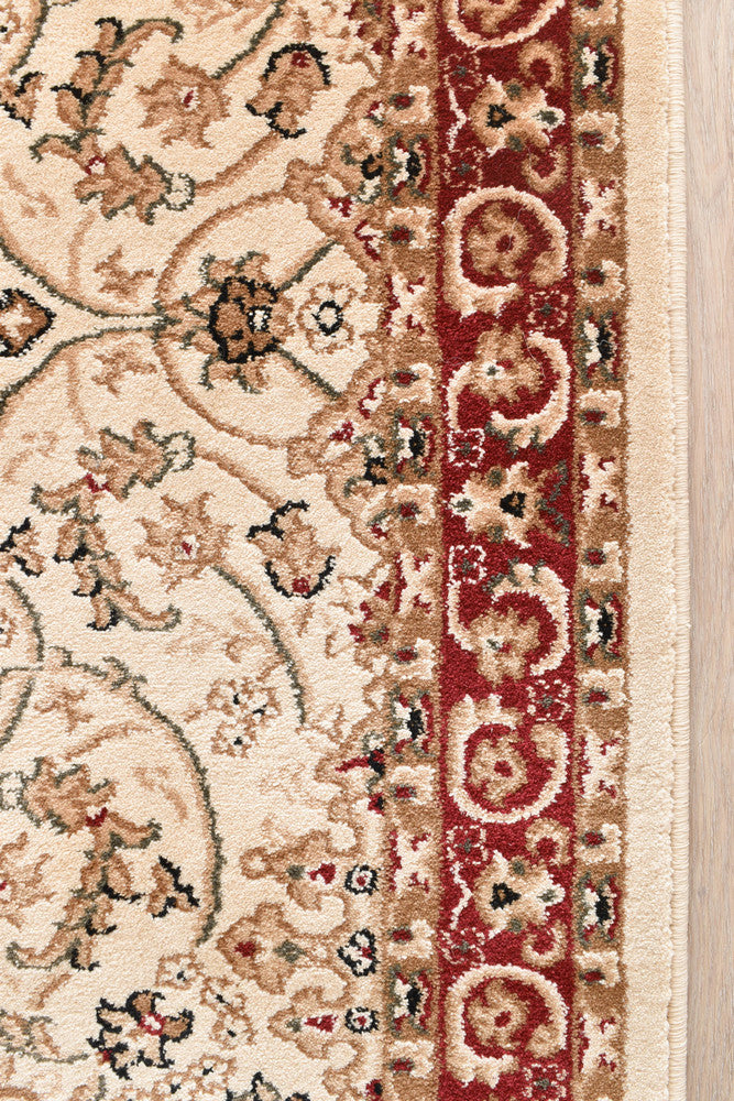 Adelaide 15 Cream Red Rug
