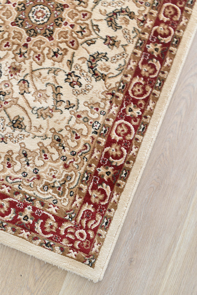 Adelaide 15 Cream Red Rug