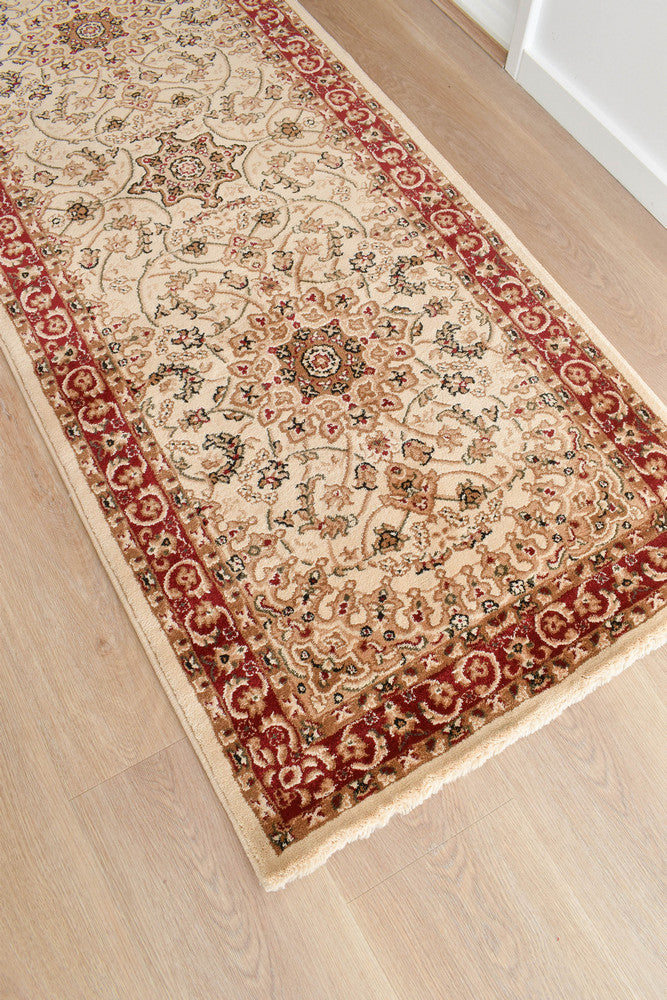 Adelaide 15 Cream Red Rug