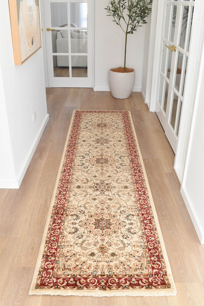 Adelaide 15 Cream Red Rug