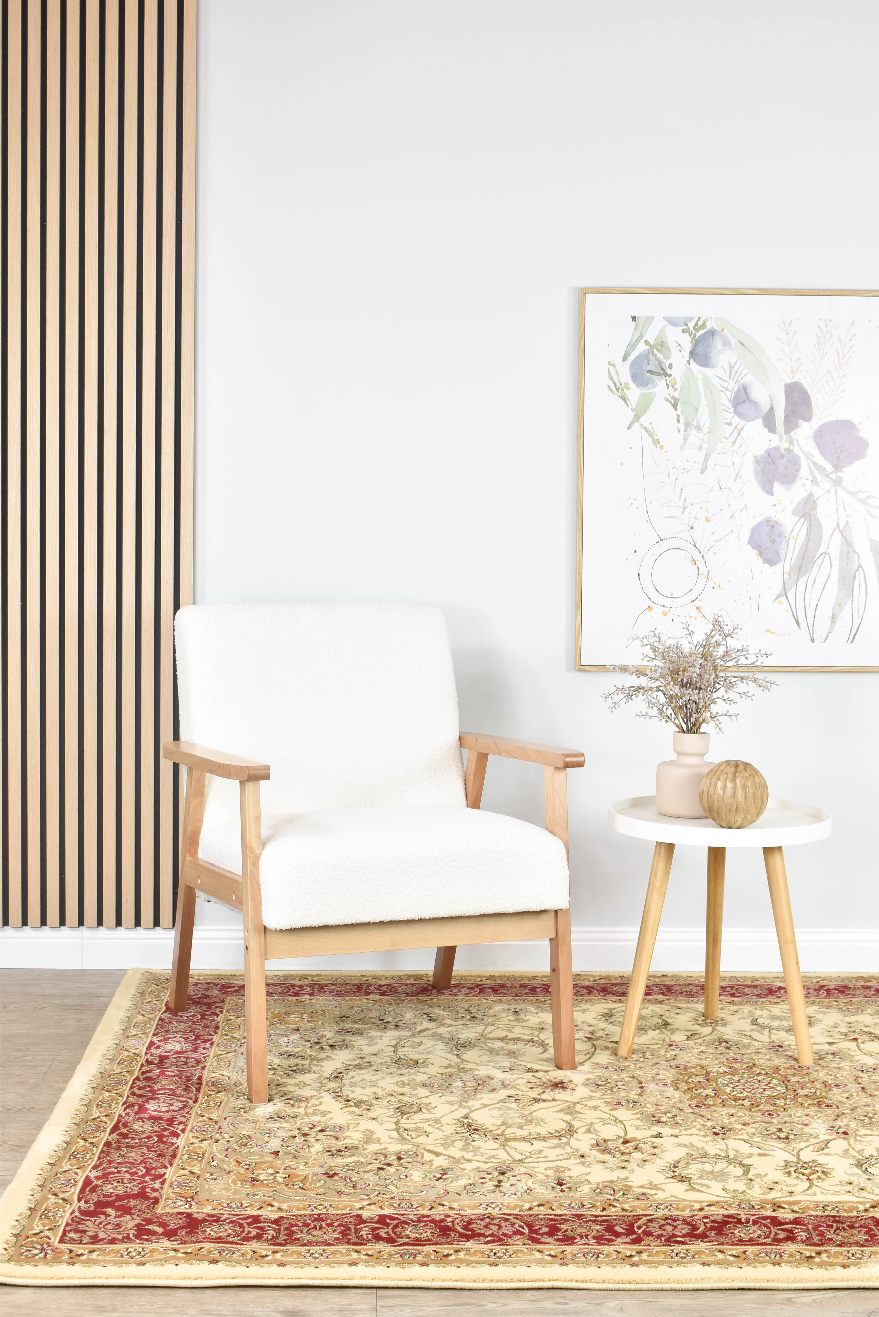 Adelaide 15 Cream Red Rug