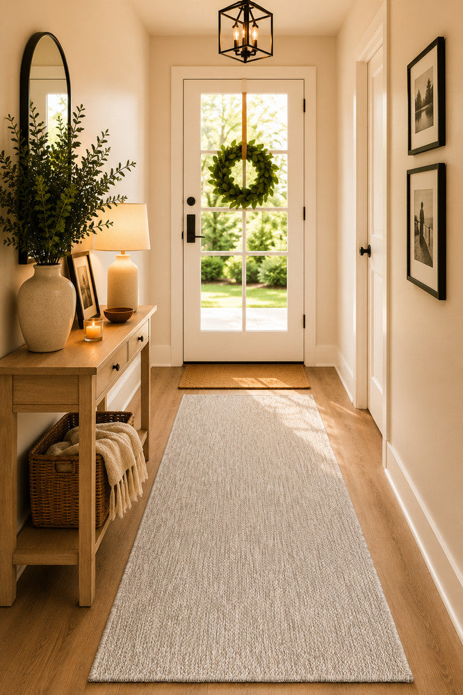 All Seasons Outdoor Light Grey Runner