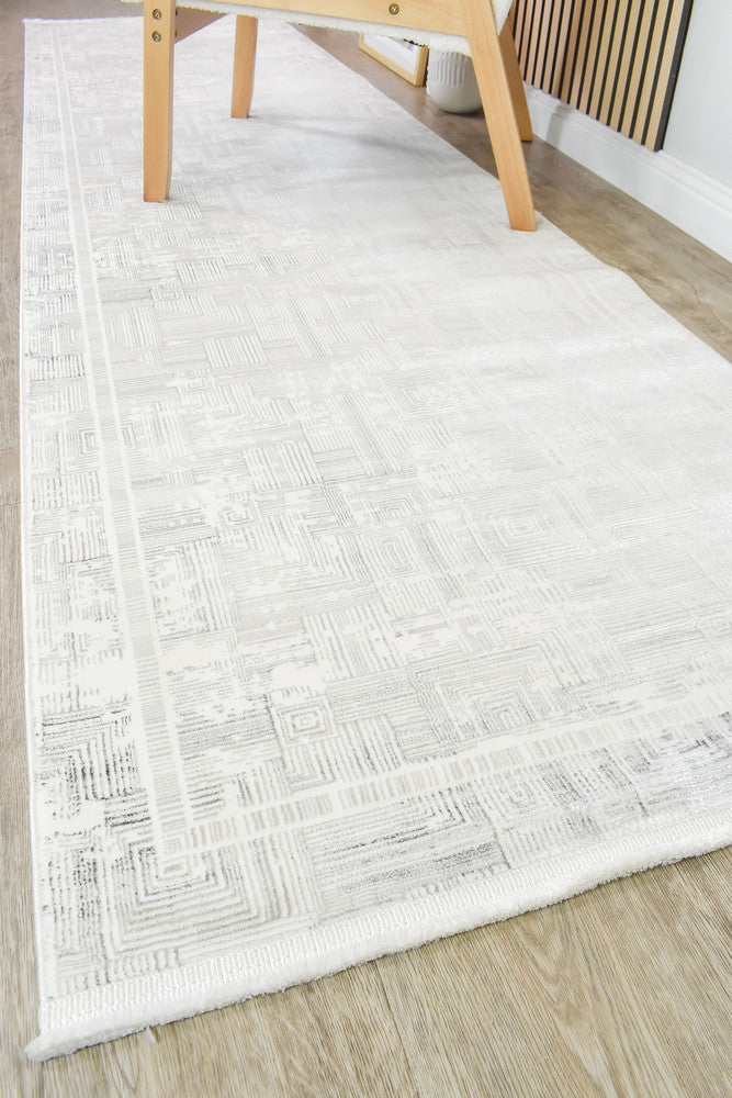Arora 30279A Dark Grey Cream Runner