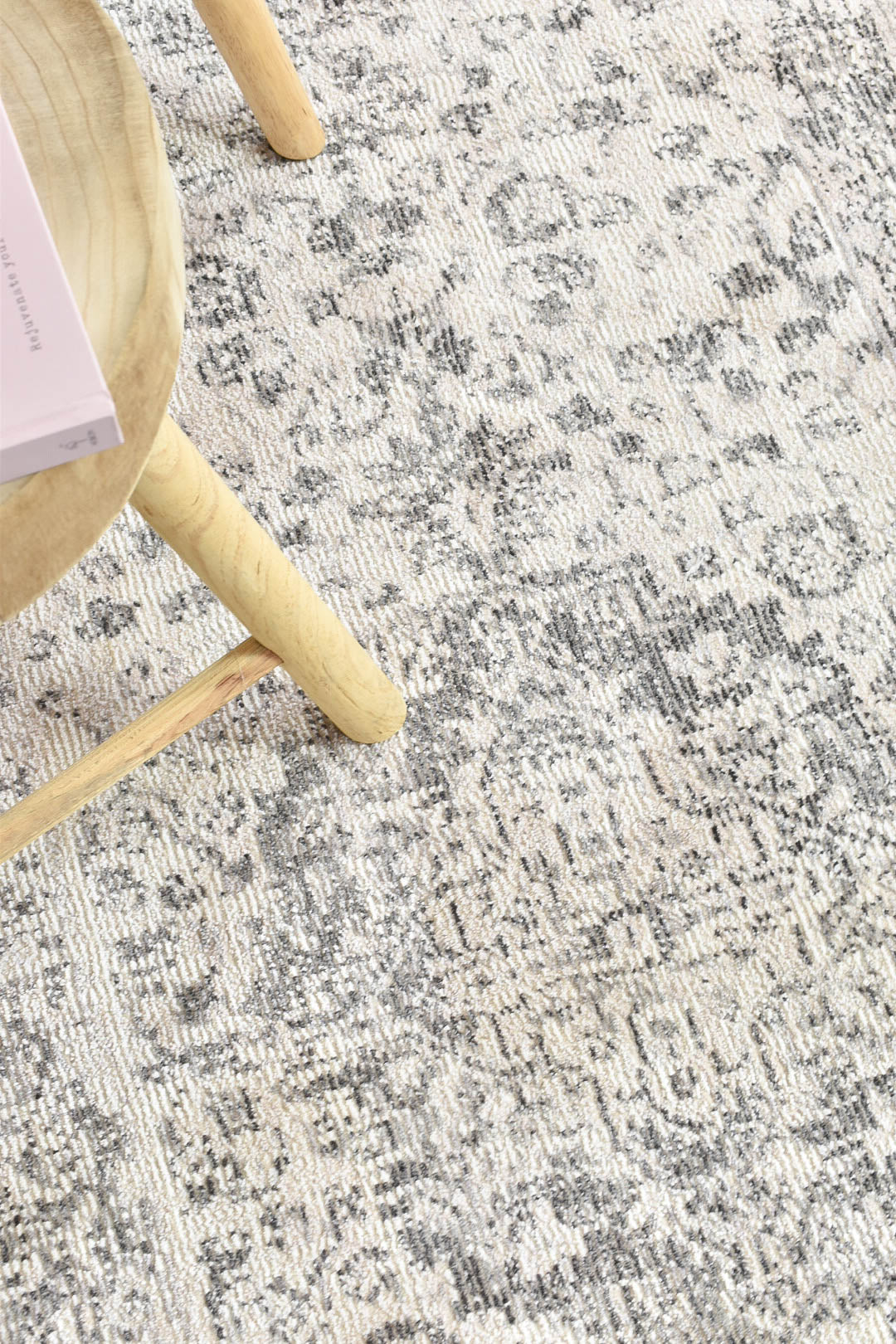 Marakesh Grey Runner Rug 0321B