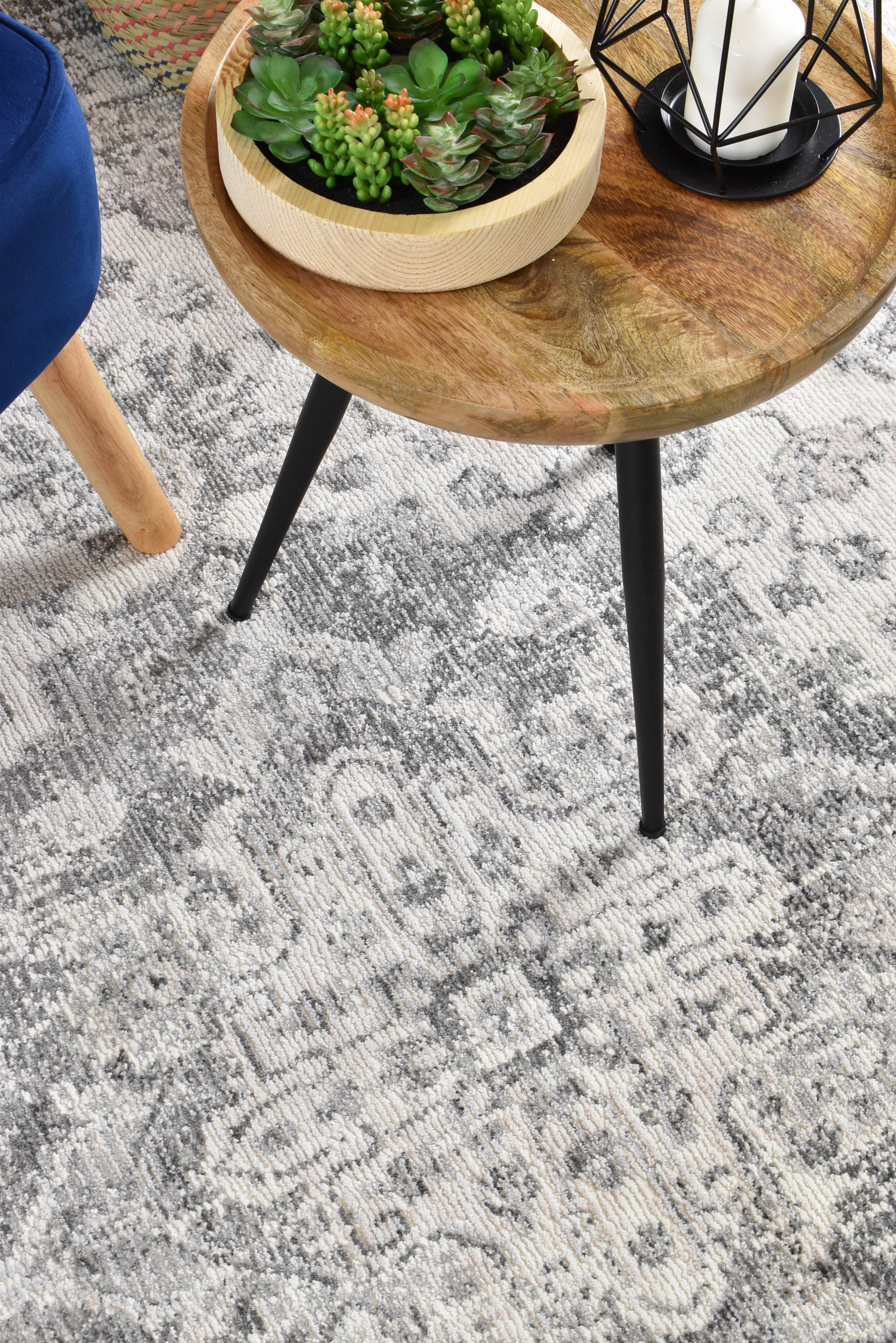 Marakesh Grey Rug 0321B