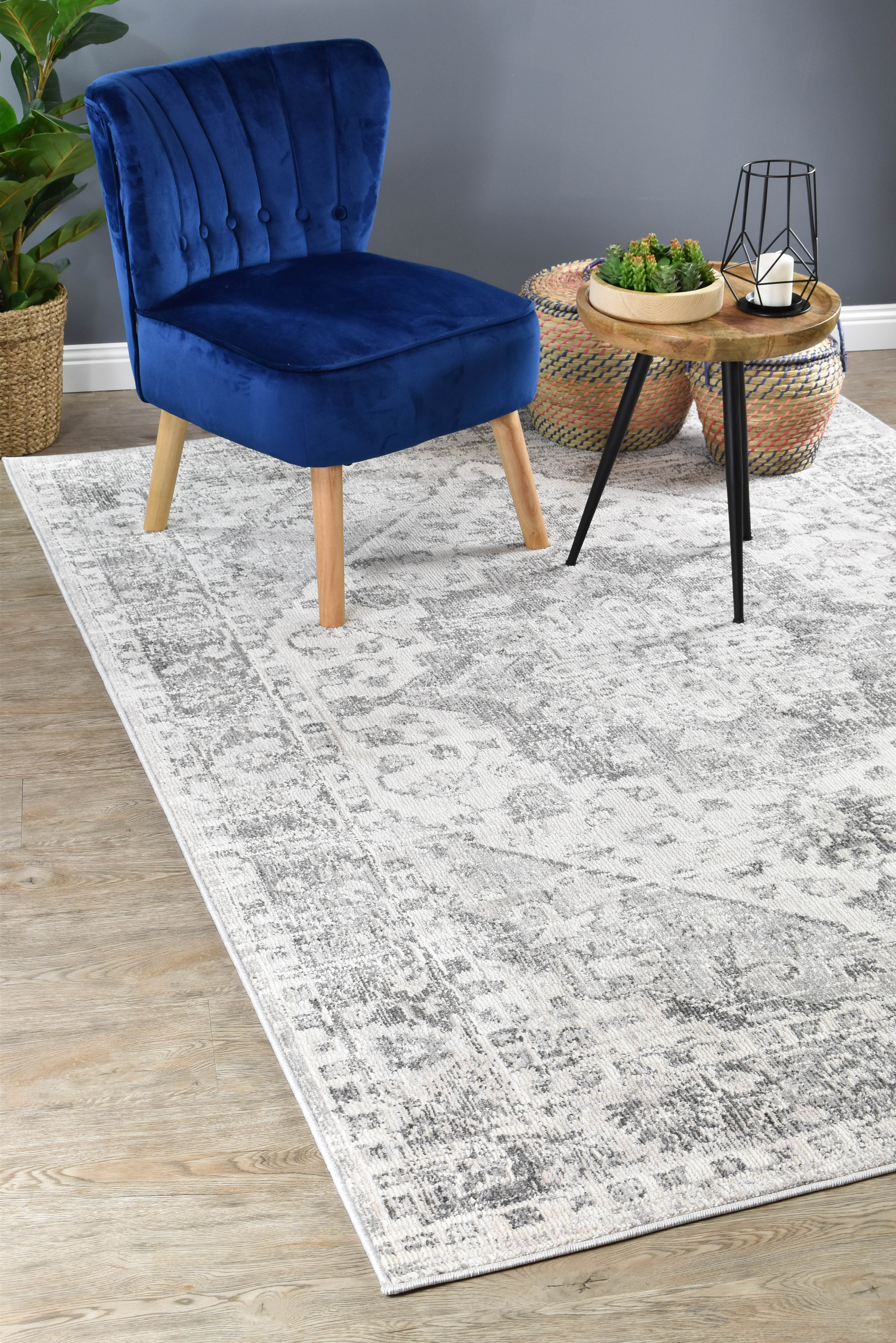Marakesh Grey Rug 0321B