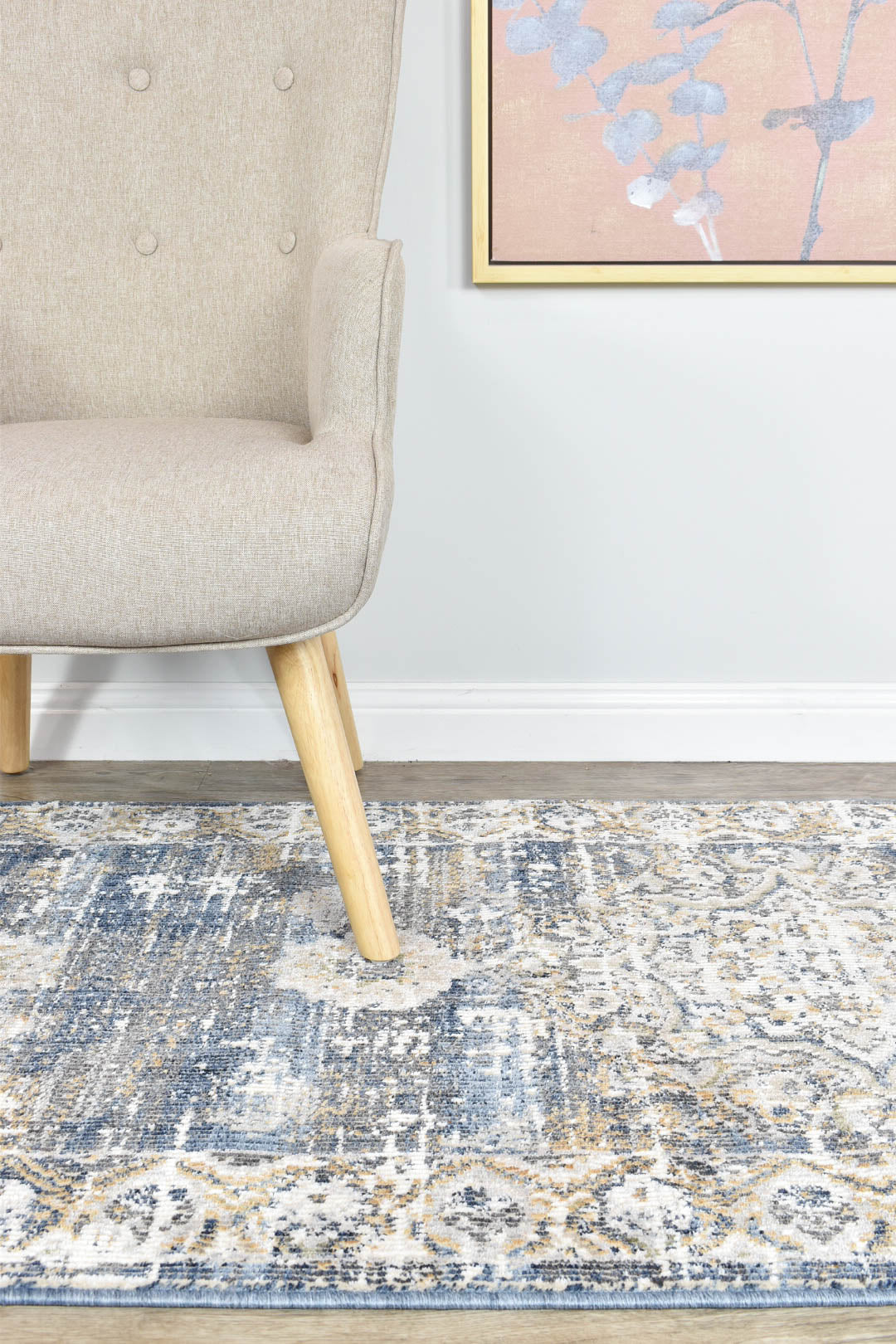 Marakesh Dark Blue Rug 0318A