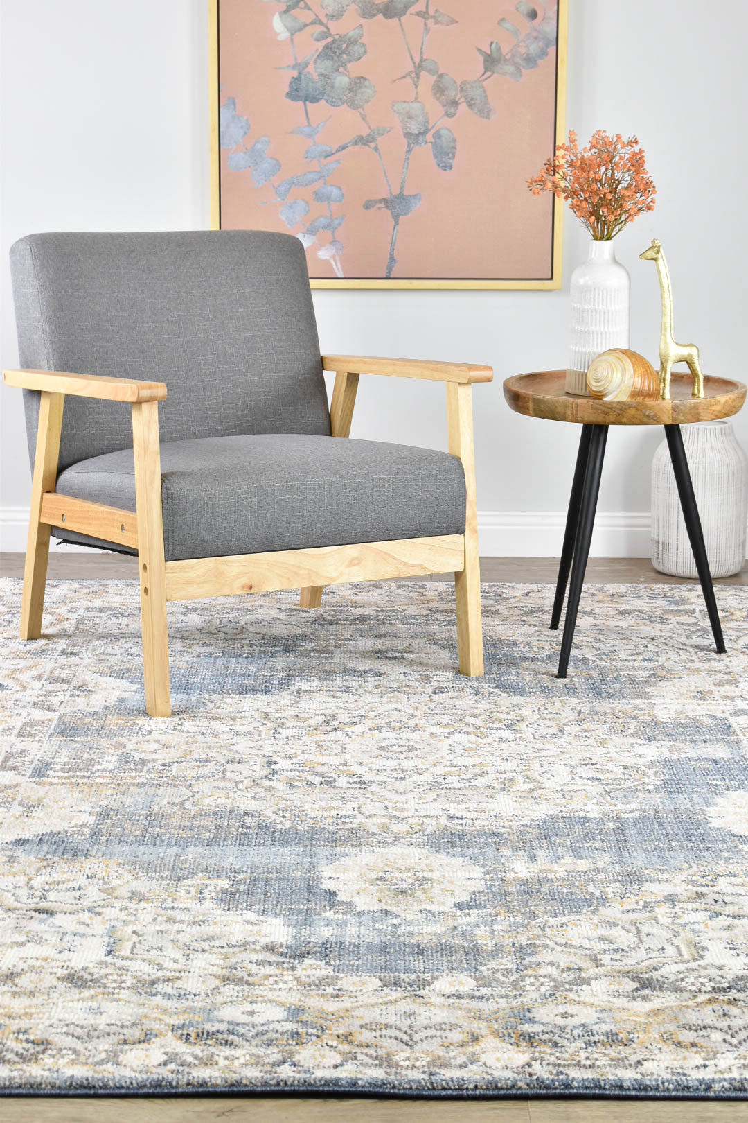 Marakesh Dark Blue Rug 0318A