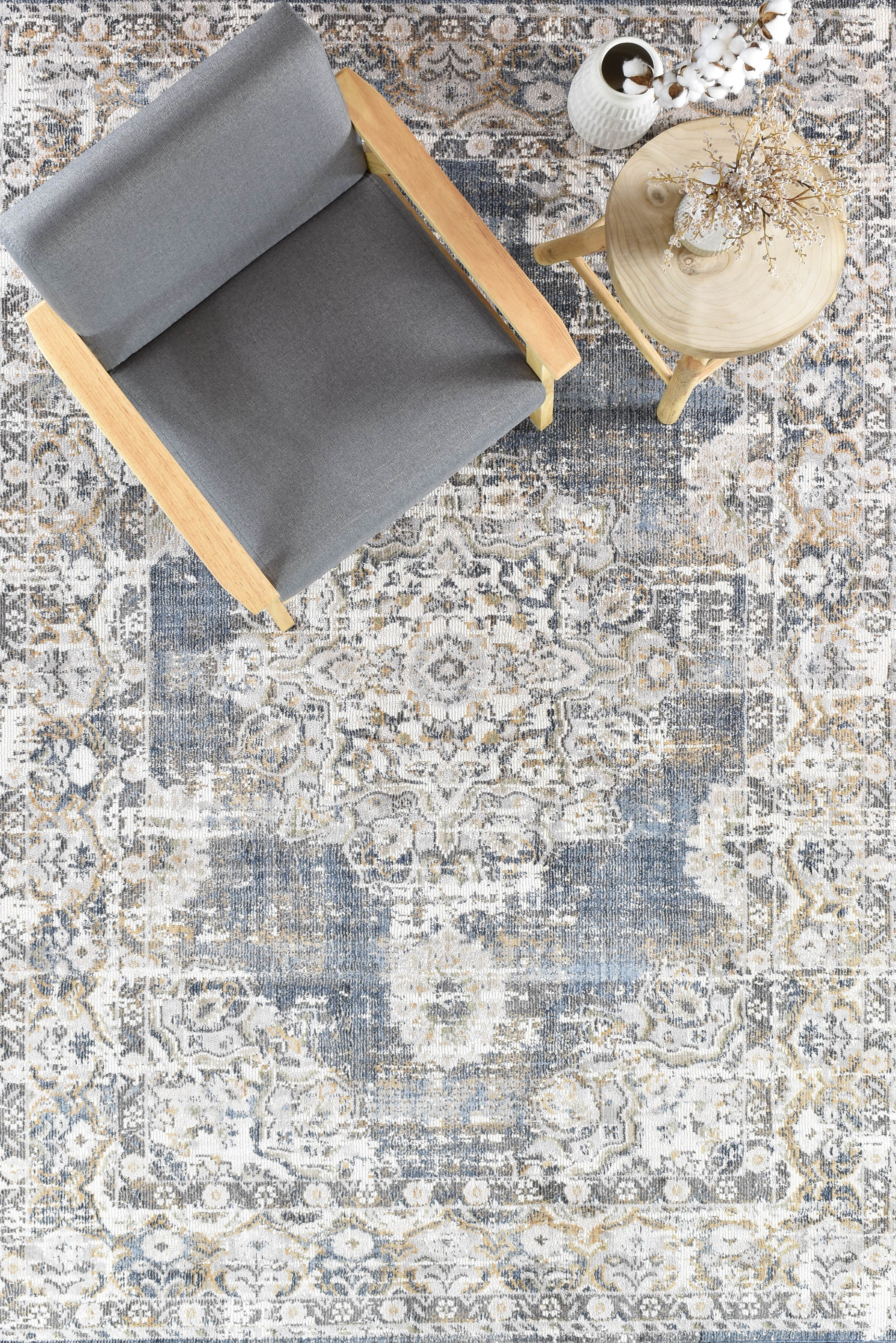 Marakesh Dark Blue Rug 0318A