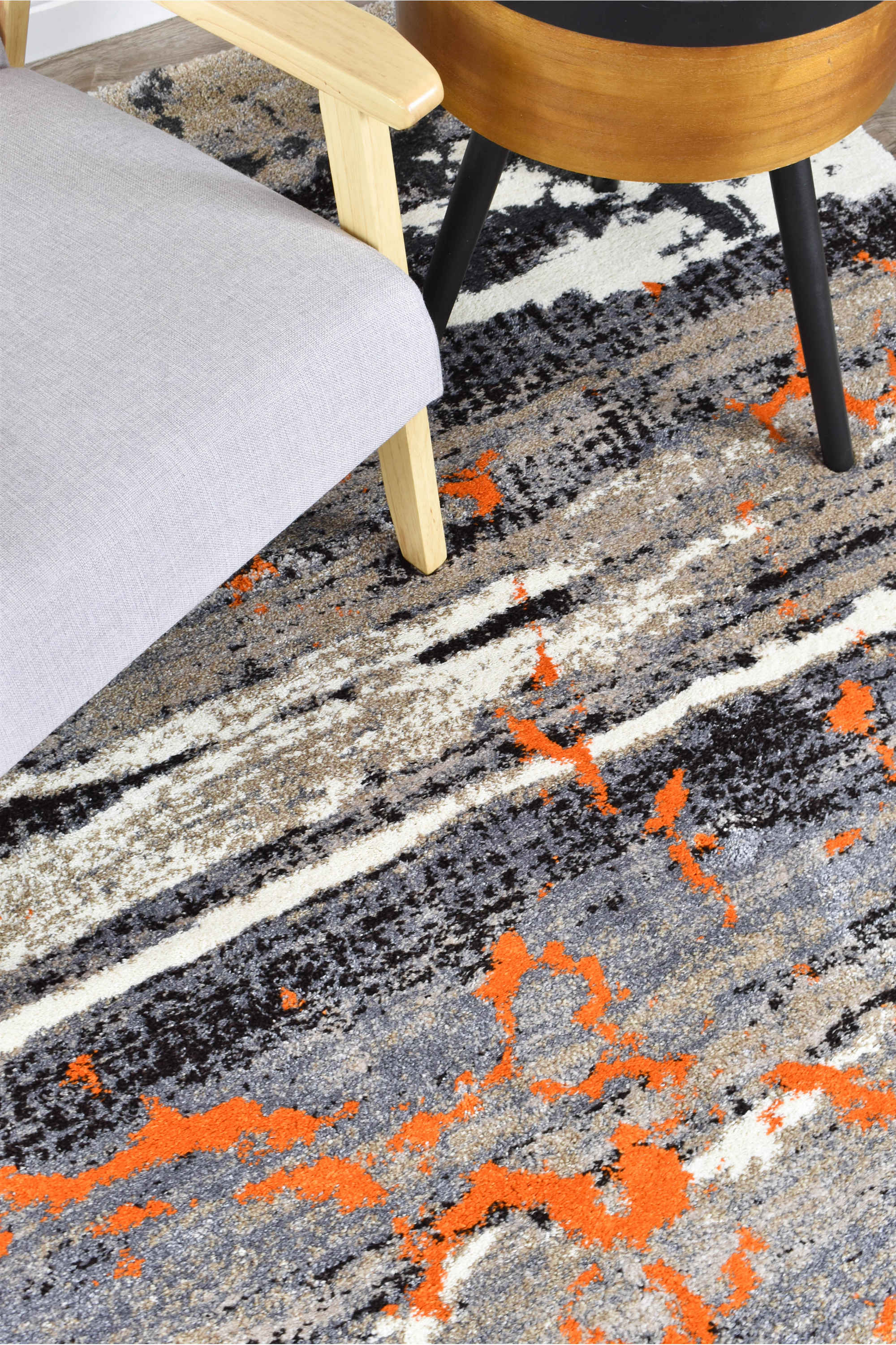 Millard 696 Beige Orange Rug