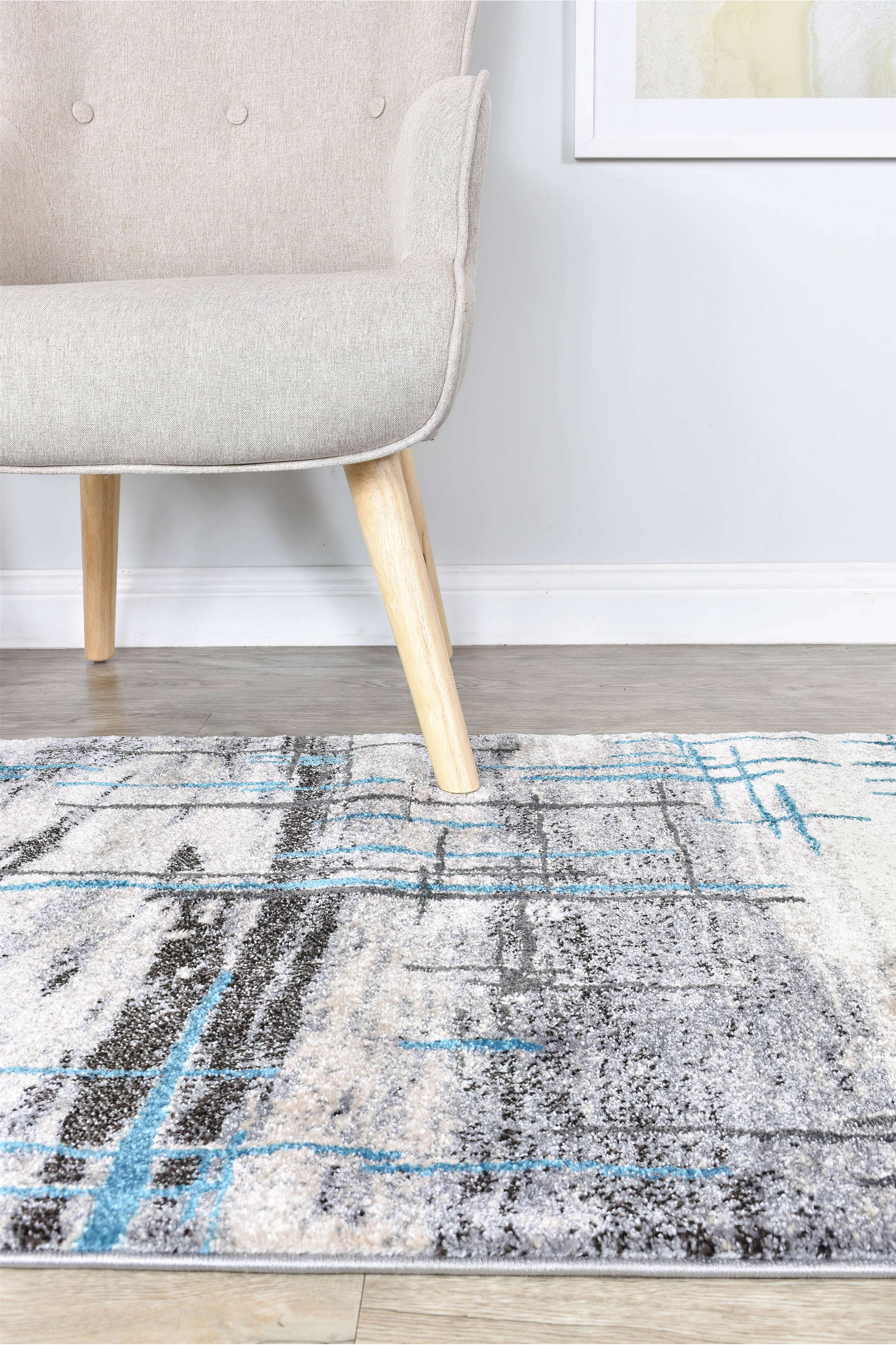 Nova 726AA Grey Turquoise Runner