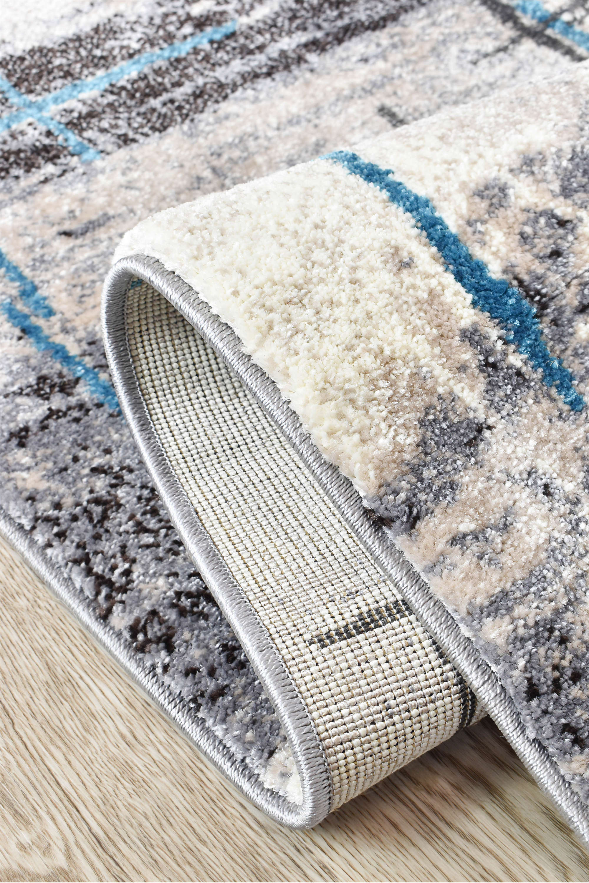 Nova 726AA Grey Turquoise Runner
