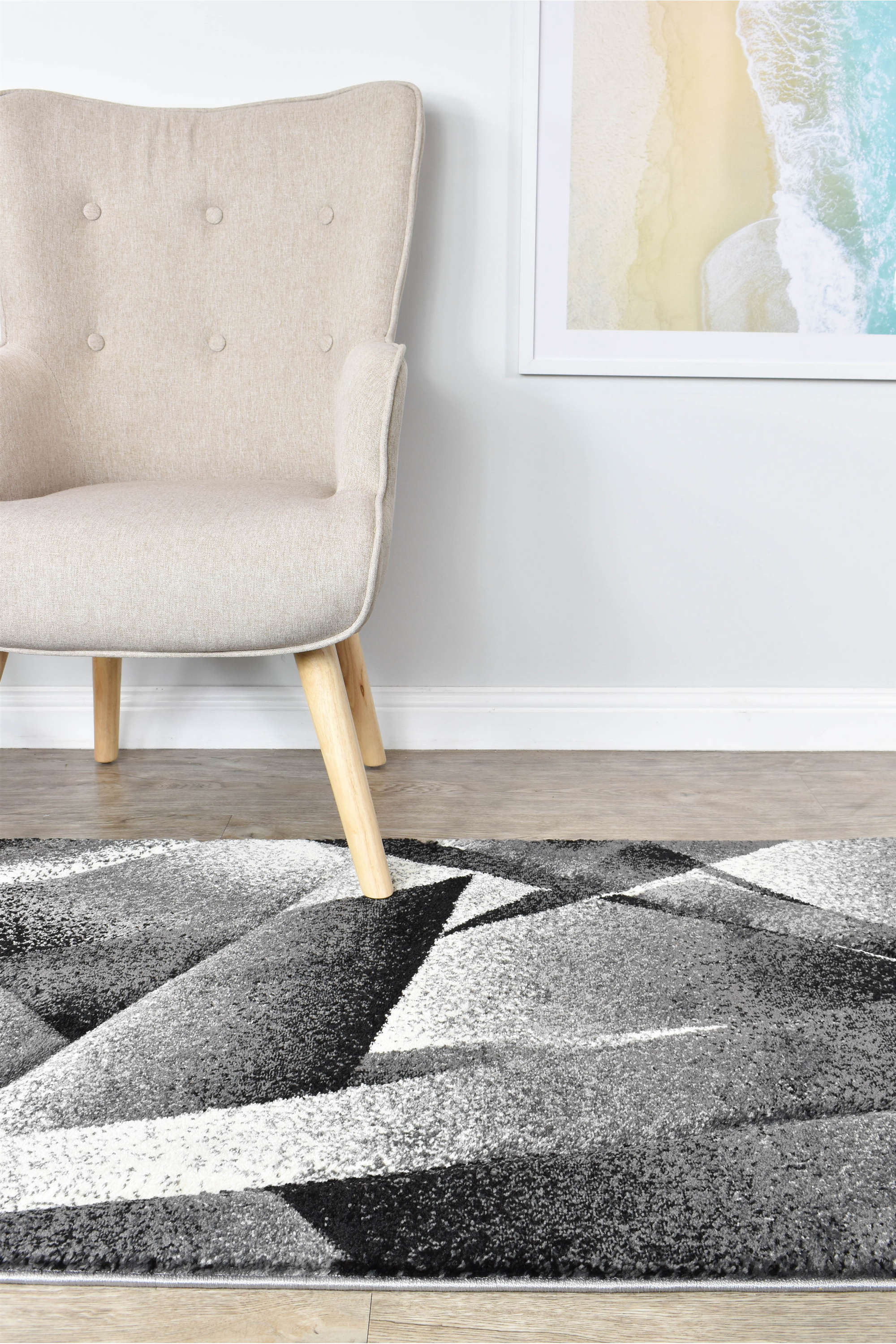 Nova 54B Light Grey Dark Grey Runner