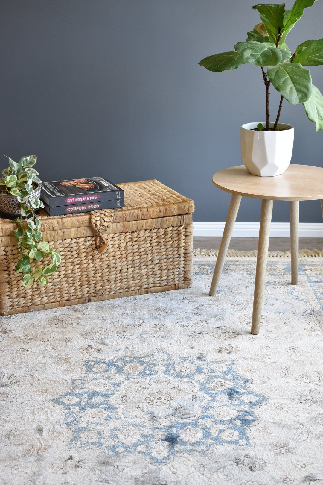 Beluchi Blue Grey Rug 88425-5989