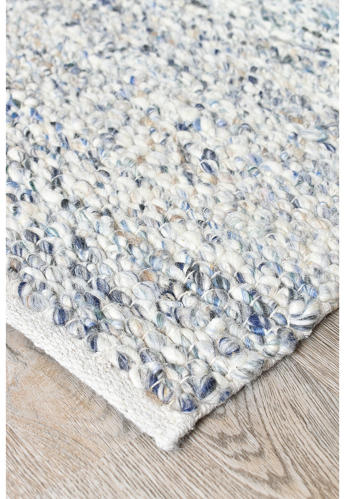 Alby Wool Grey Blue Rug