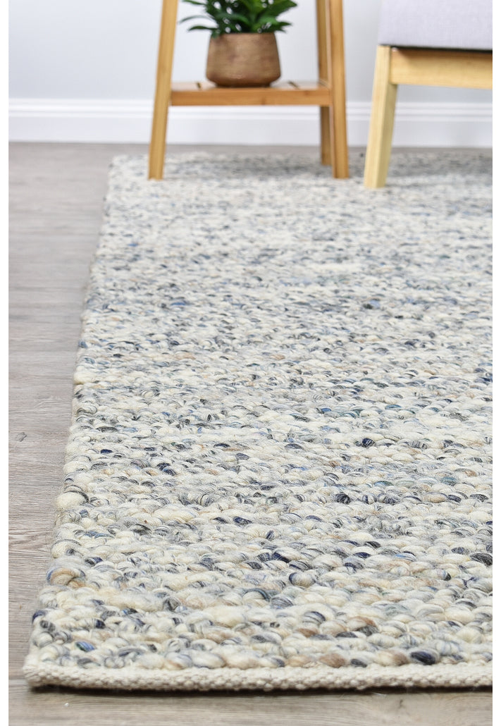 Alby Wool Grey Blue Rug
