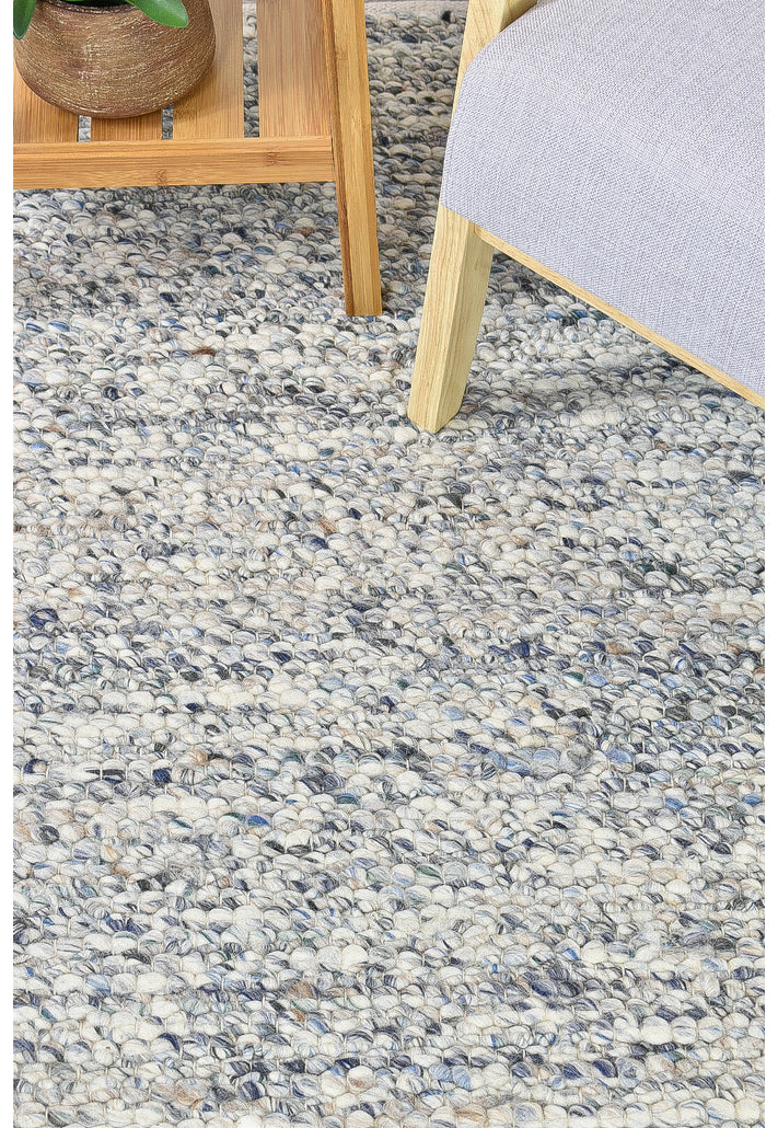 Alby Wool Grey Blue Rug