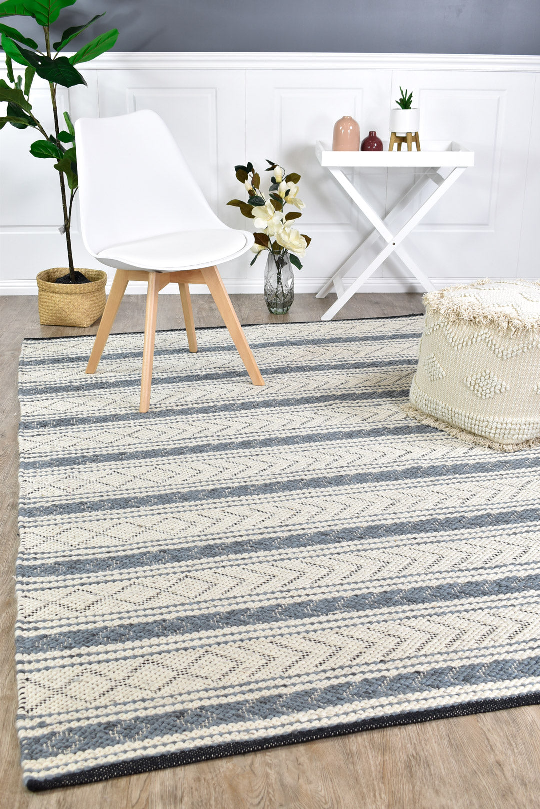 Alicia Wool Grey Rug