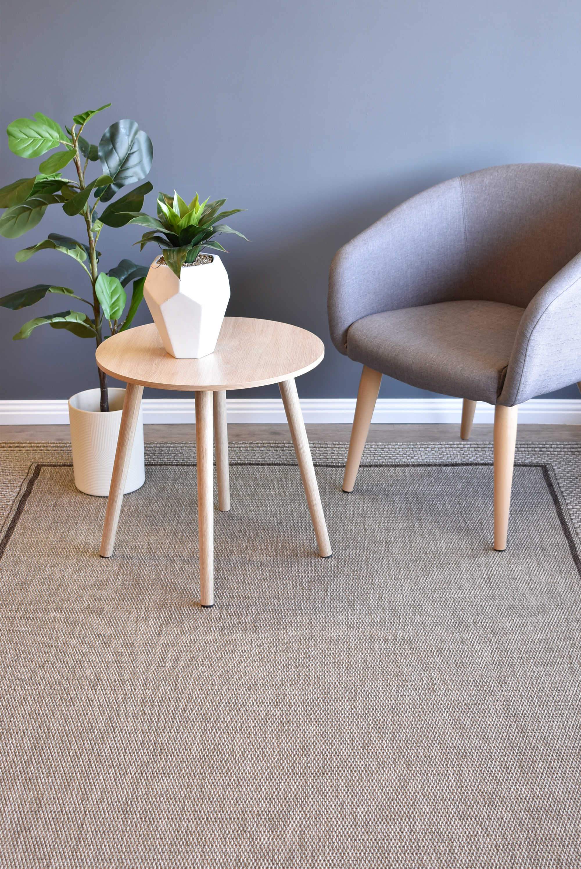 All Seasons Sisal Silver Rug 3914-37