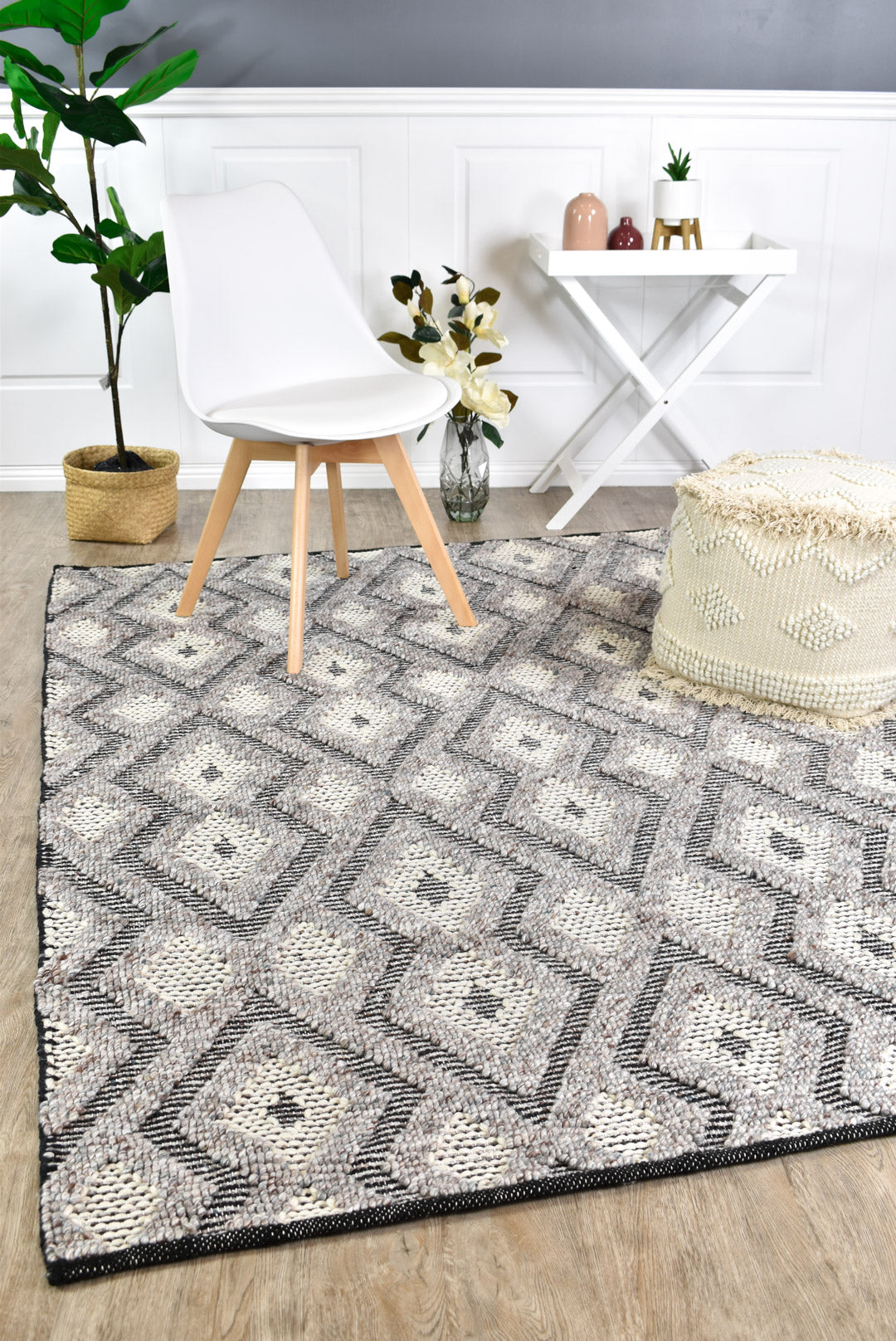 Celo Wool Mushroom Rug