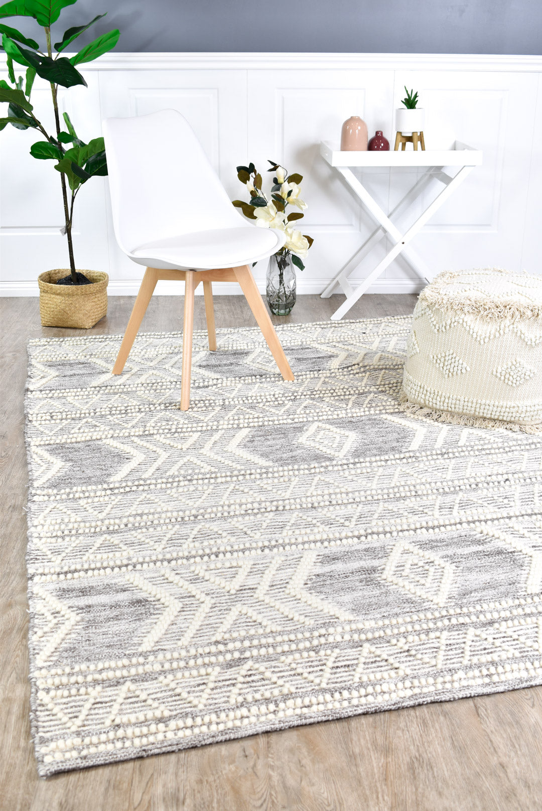 Denub Wool Natural Rug