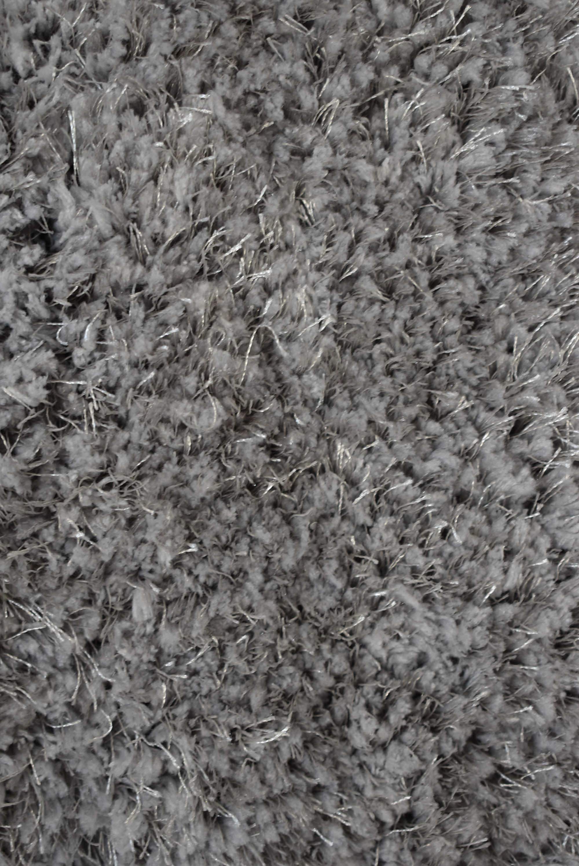 Qute Shaggy Silver Grey Rug