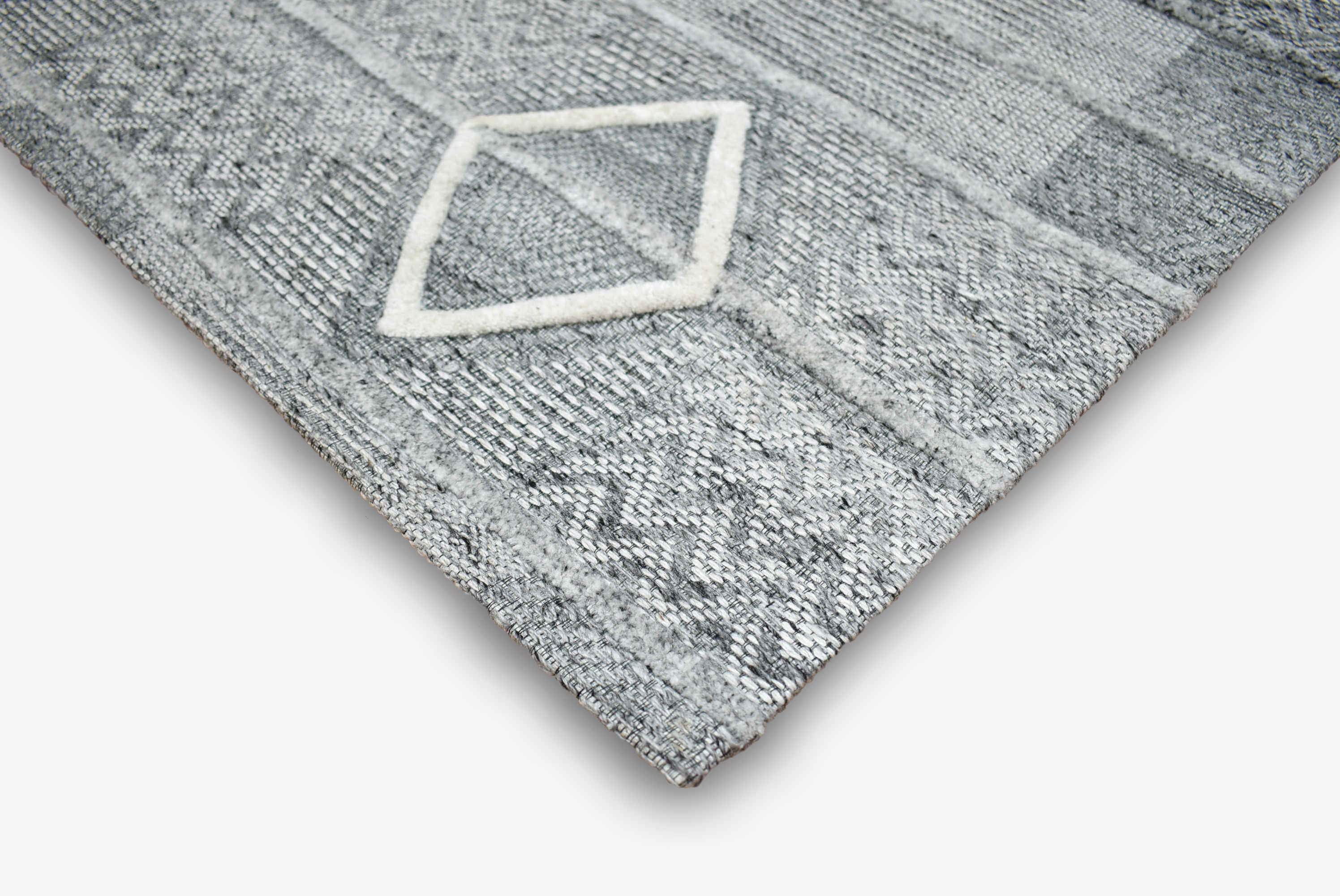 Medina Silver Wool Rug