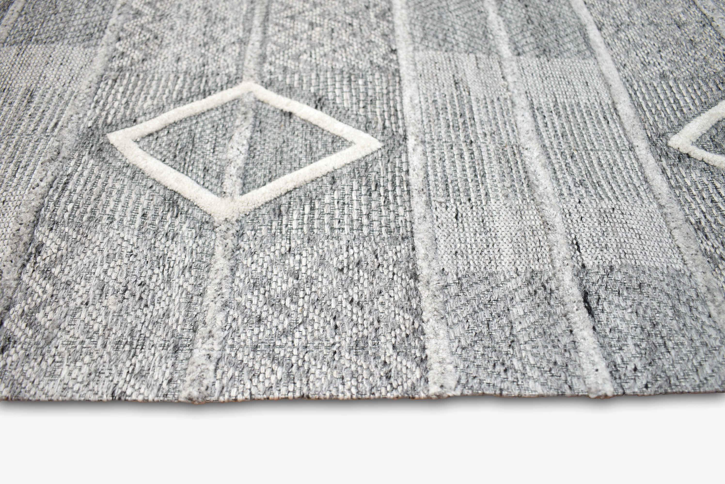 Medina Silver Wool Rug