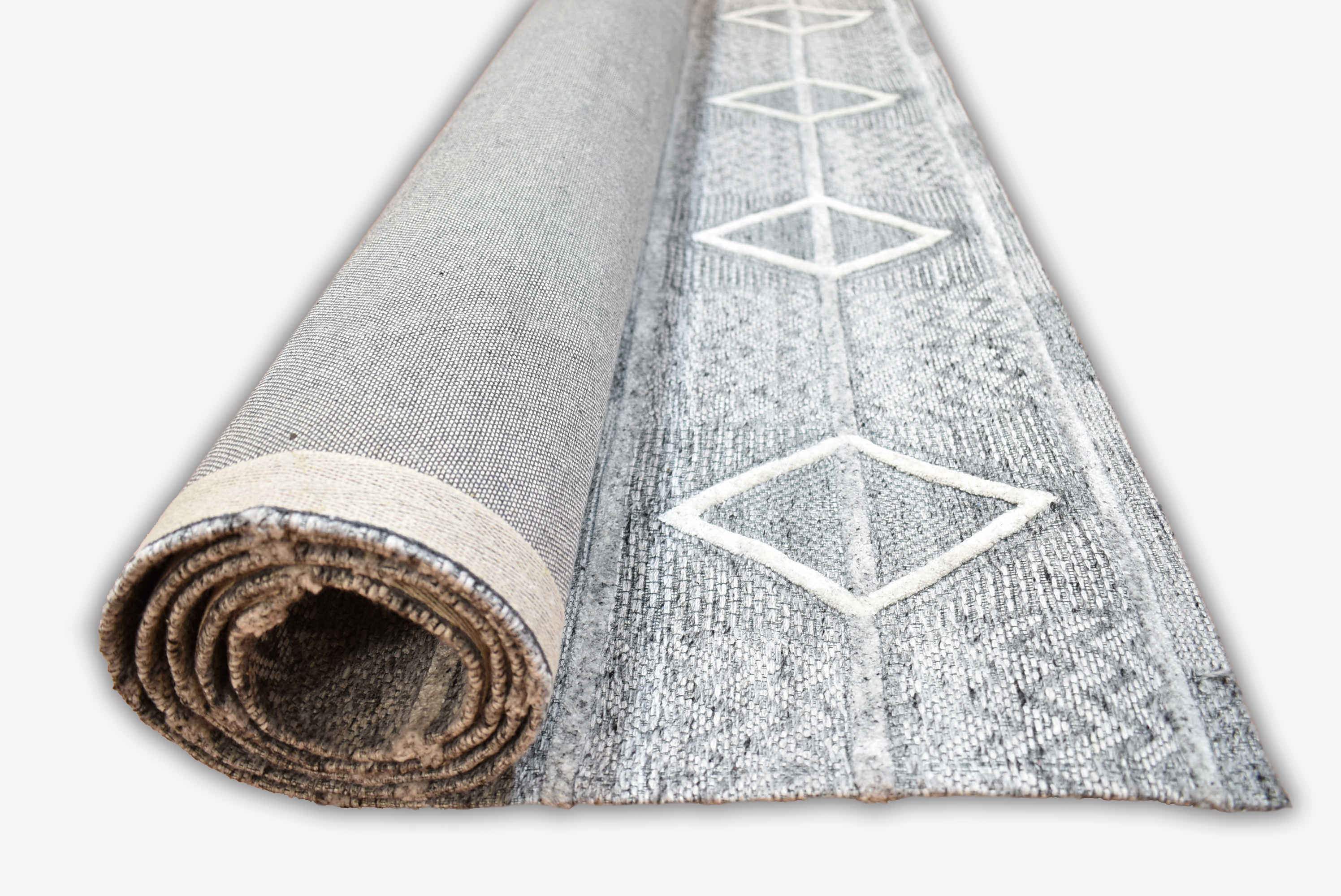 Medina Silver Wool Rug