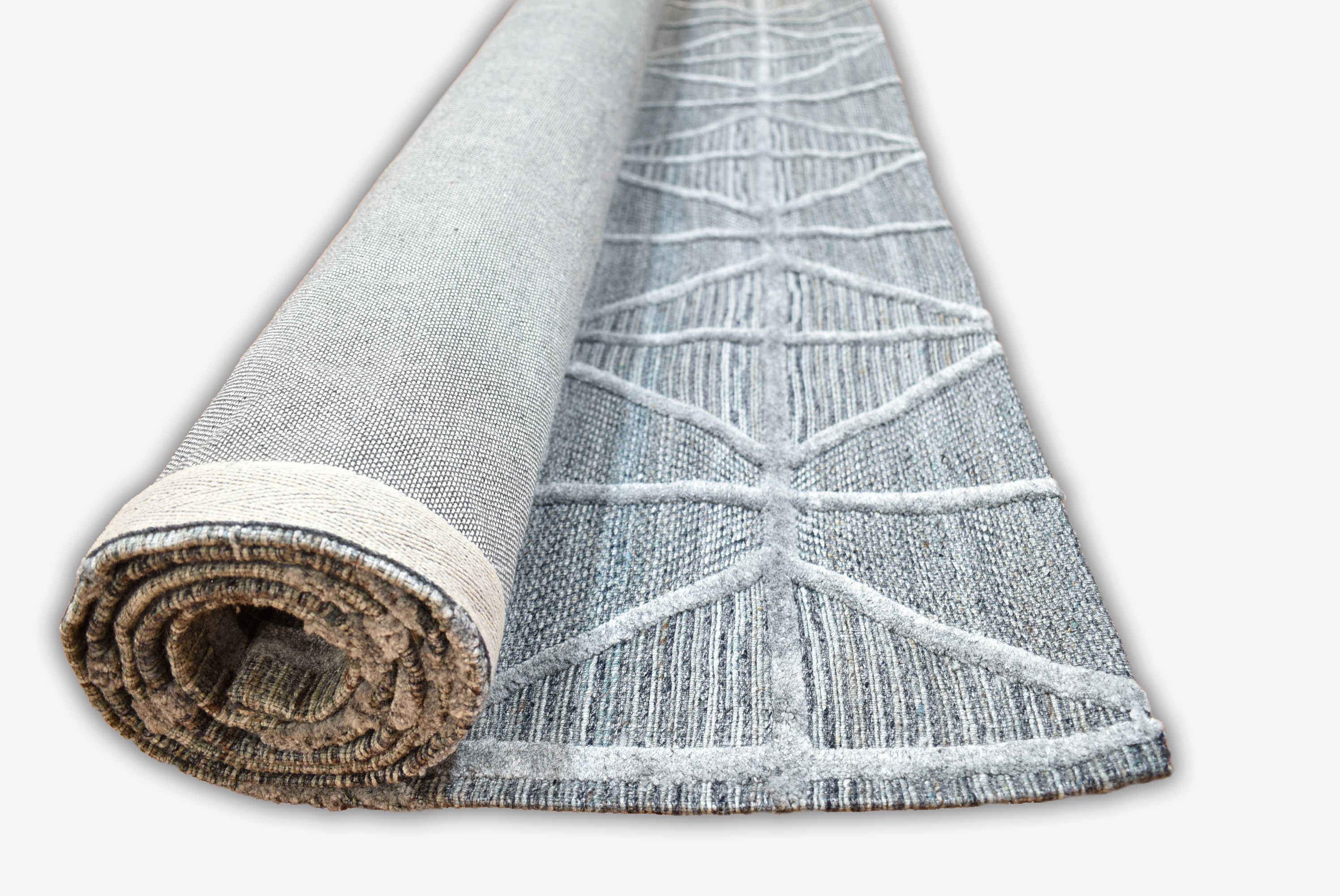 Medina Slate Grey Wool Rug