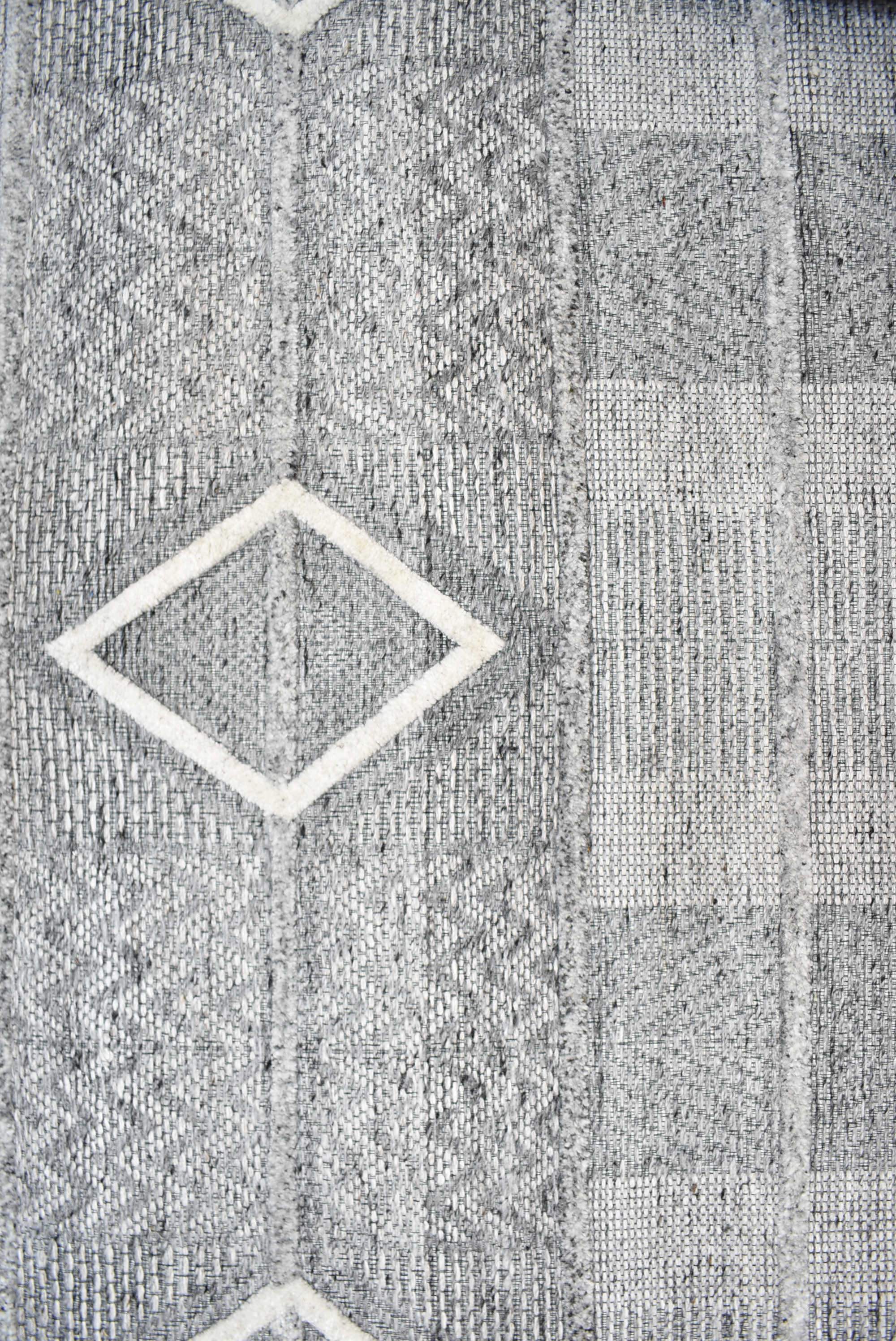 Medina Silver Wool Rug