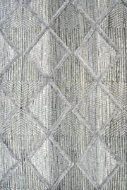 Medina Silver Teal Wool Rug