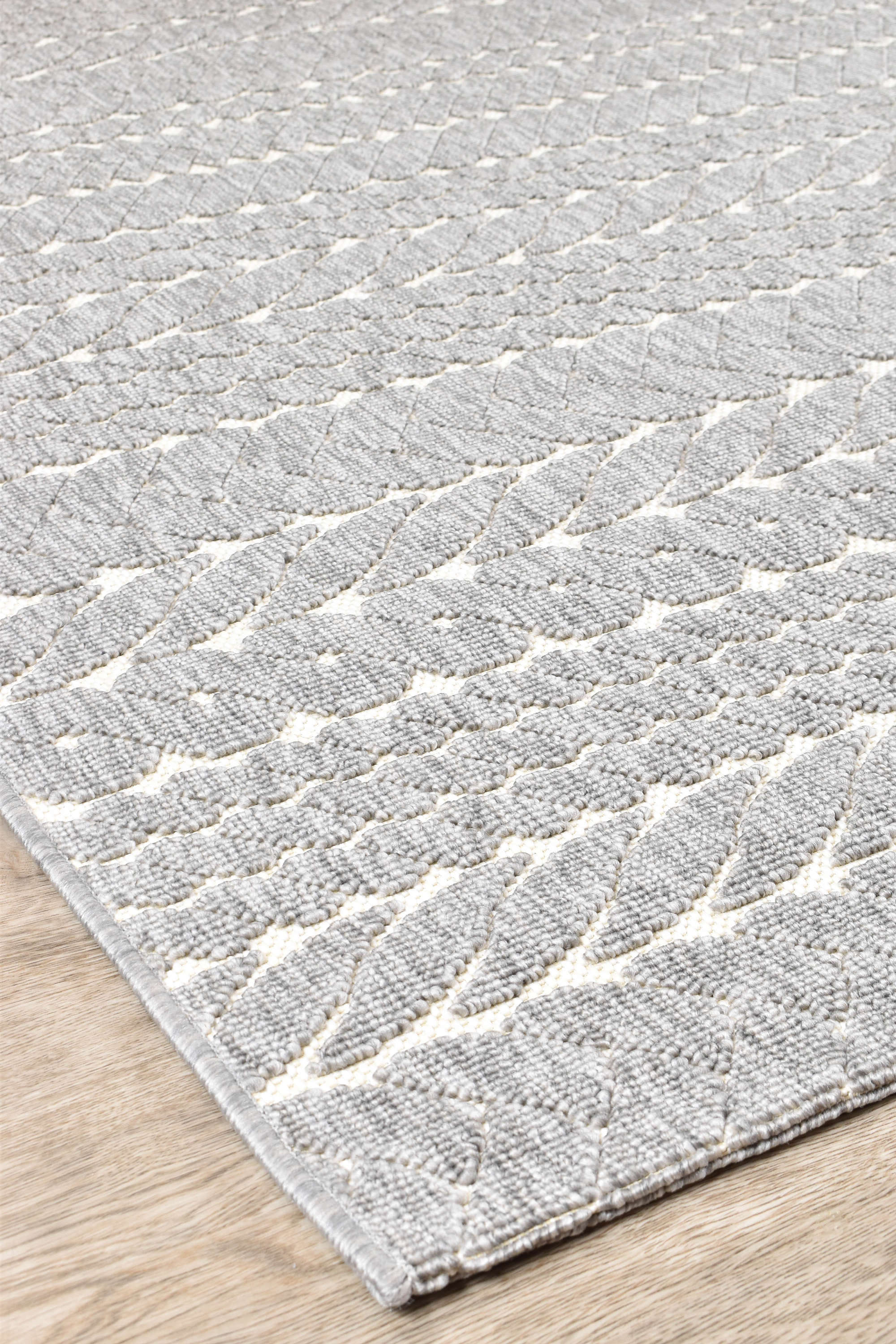 Fenix Grey White Rug 20469-302