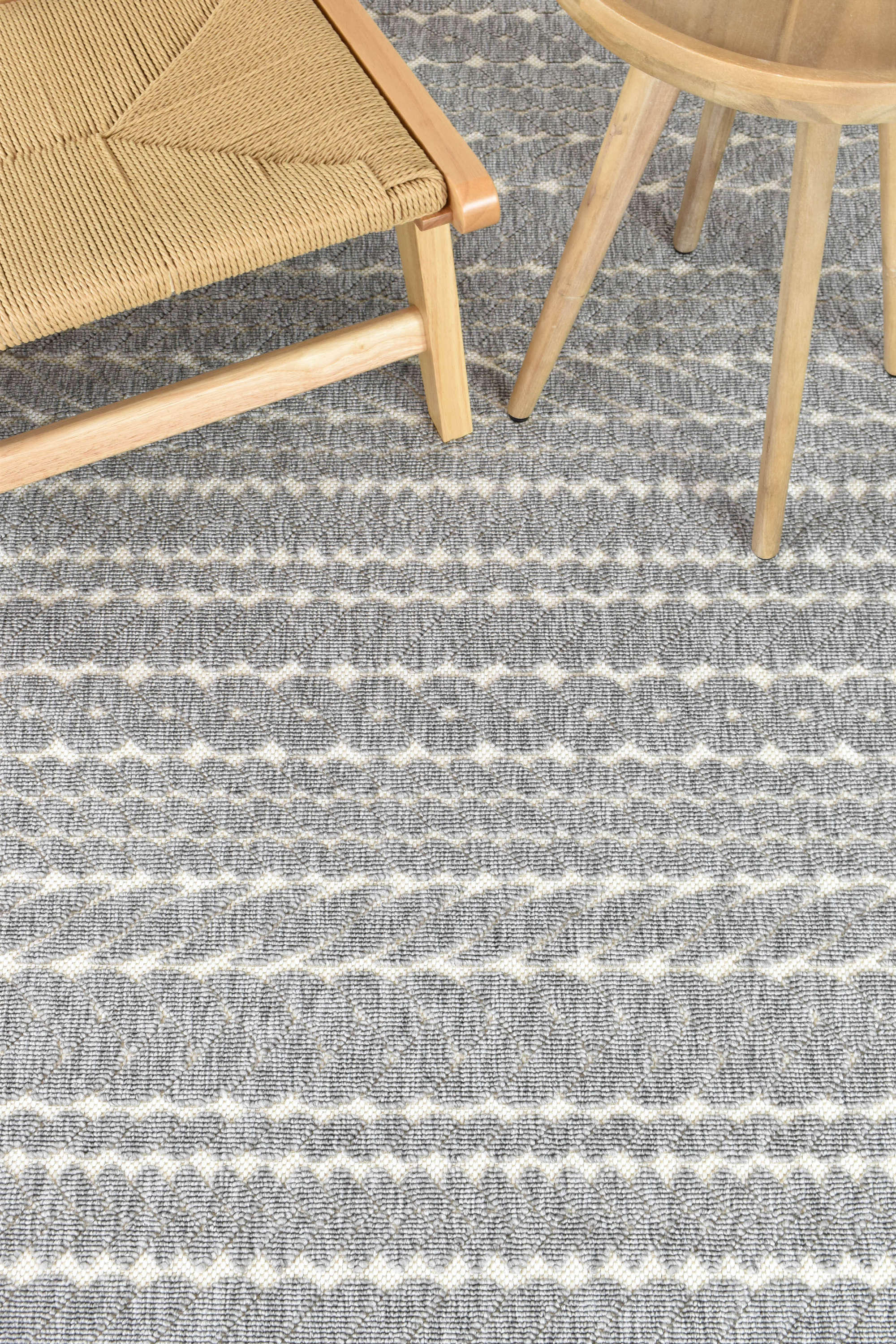 Fenix Grey White Rug 20469-302