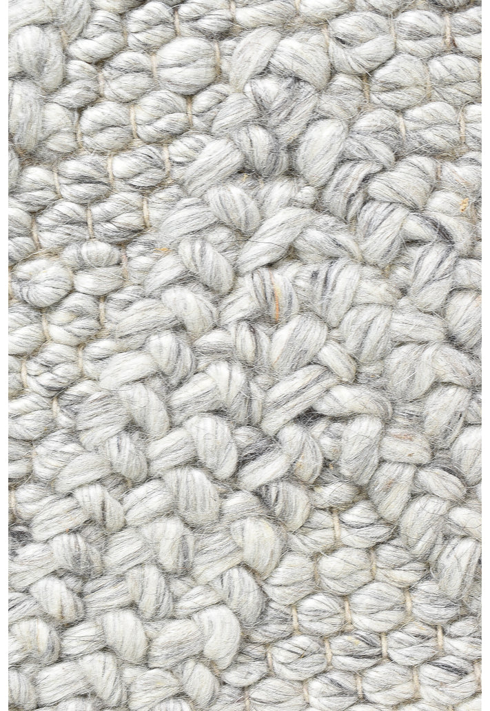 Le Vene Wool Silver Rug