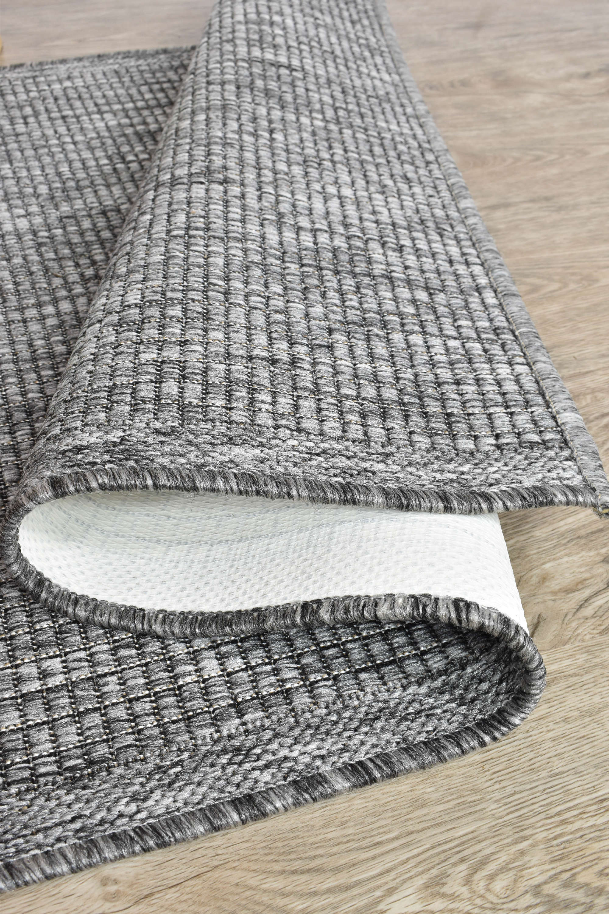 Long Island Dark Grey Rug 1303-DM9E