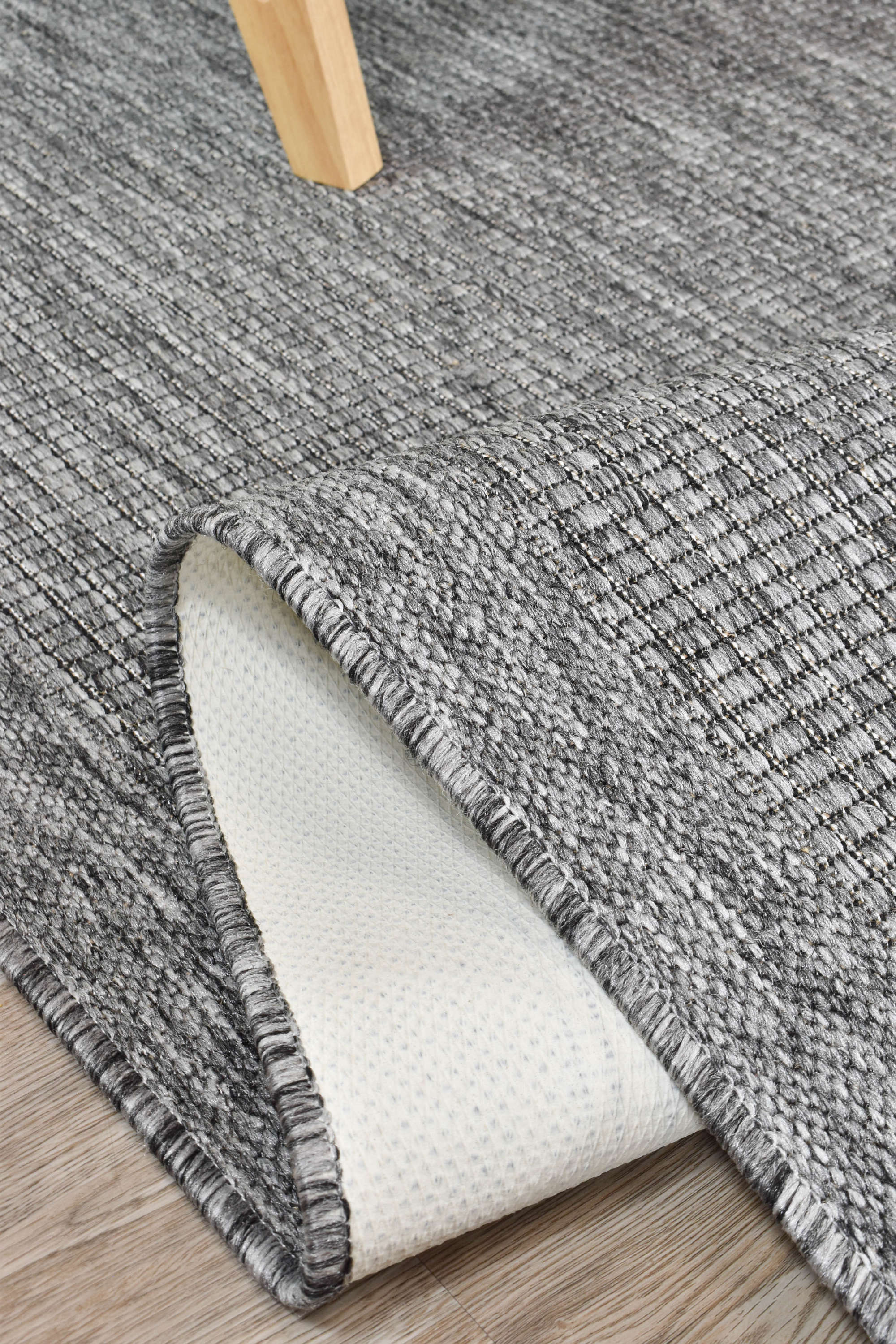 Long Island Dark Grey Rug 1303-DM9E