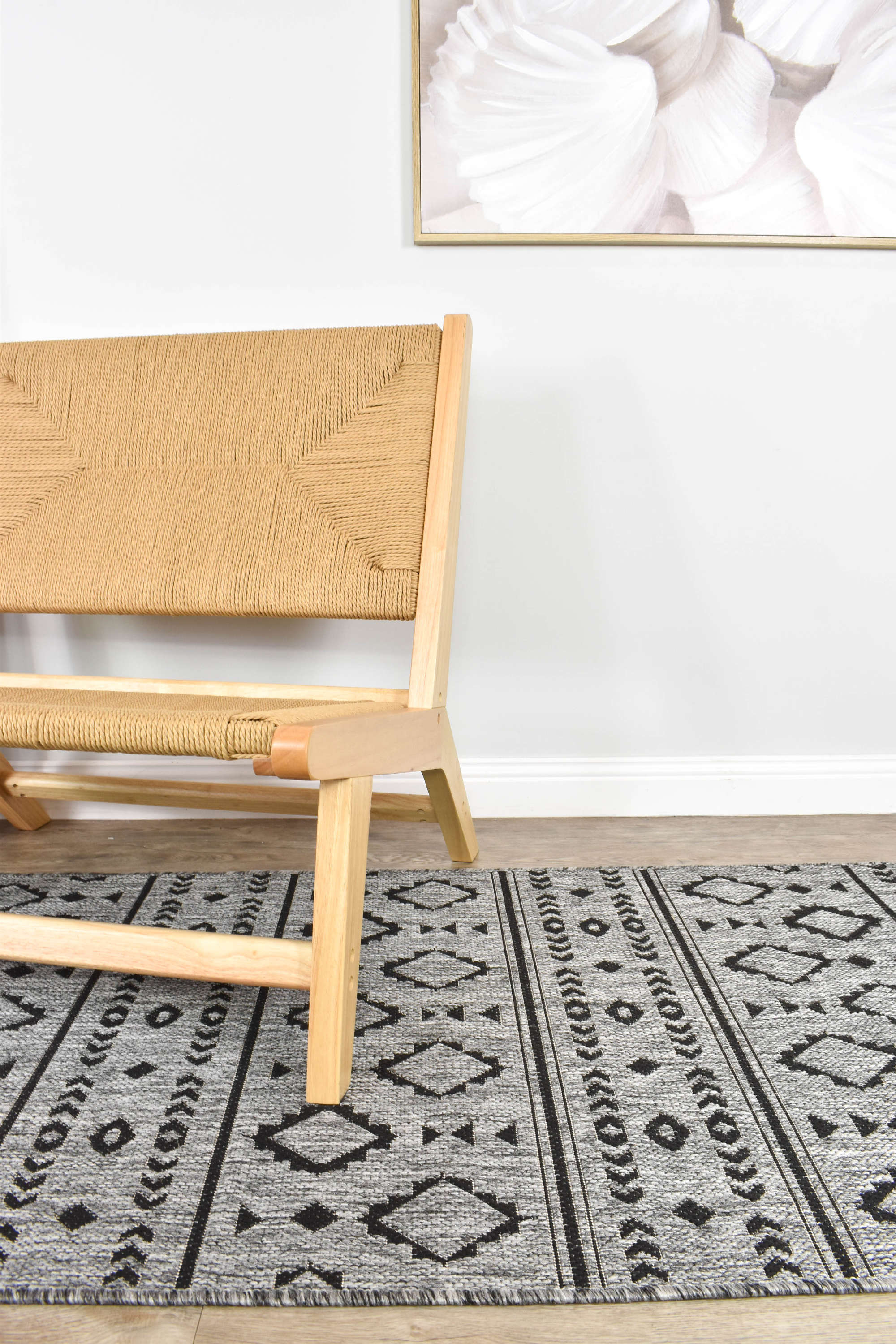 Long Island Dark Grey Rug 3333-DM9E