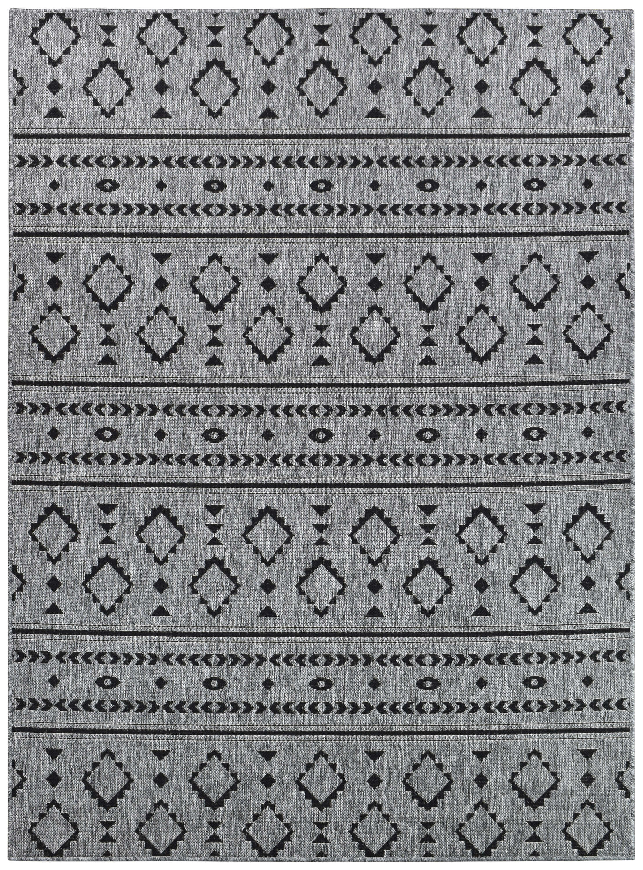 Long Island Dark Grey Rug 3333-DM9E