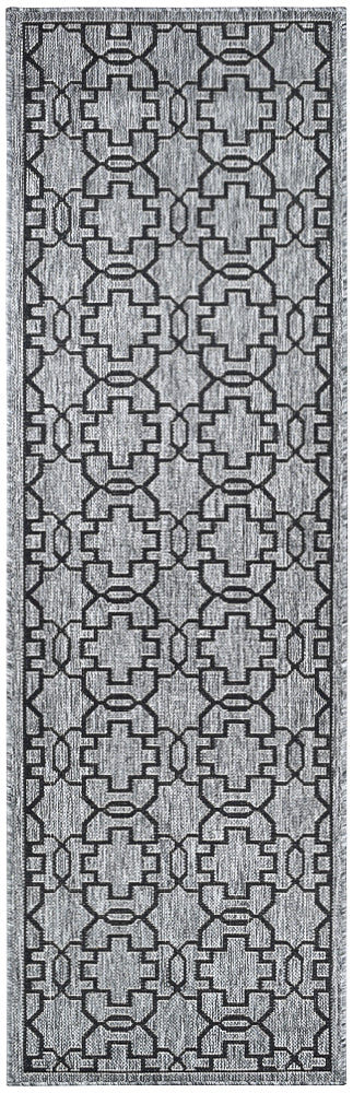 Long Island Grey Black Rug 208-DM9E