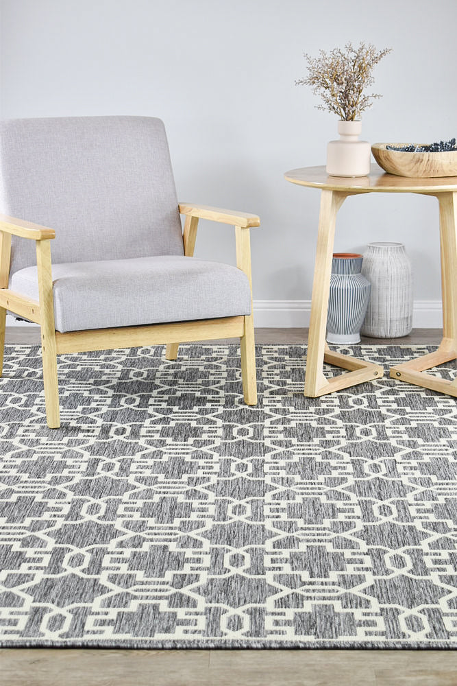 Long Island Grey Cream Rug 208-GU6E
