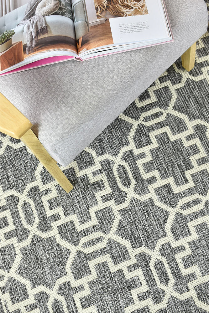 Long Island Grey Cream Rug 208-GU6E