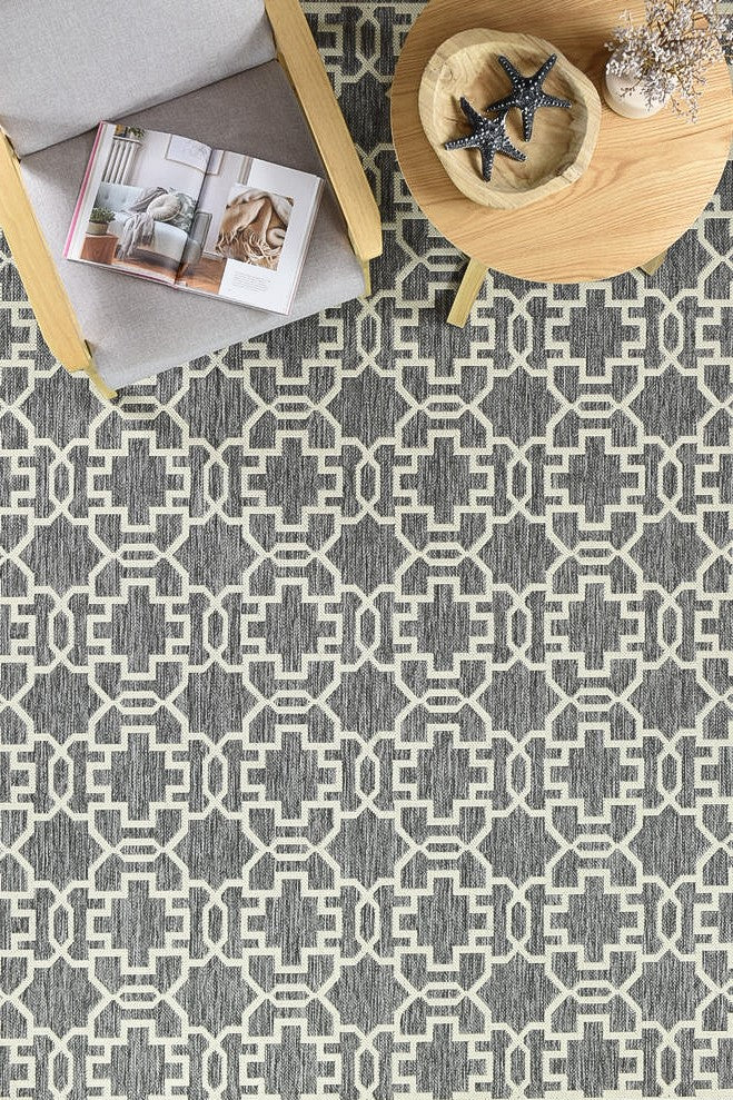 Long Island Grey Cream Rug 208-GU6E