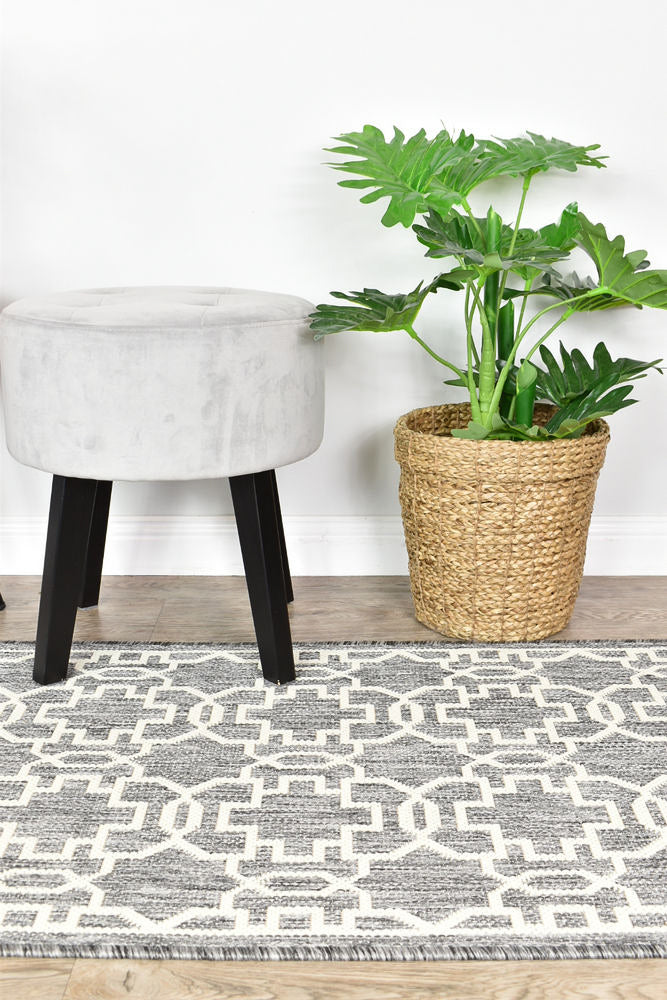 Long Island Grey Cream Rug 208-GU6E