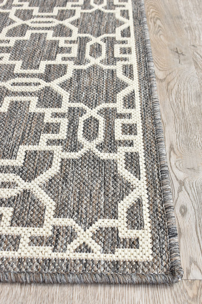 Long Island Runner Brown Cream 208-W71E