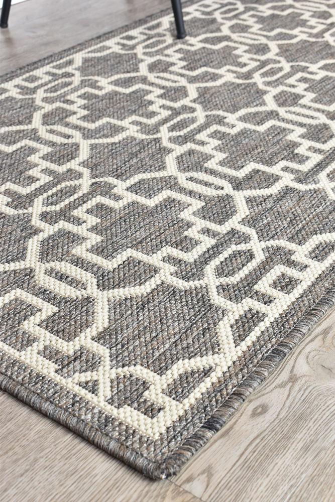 Long Island Runner Brown Cream 208-W71E