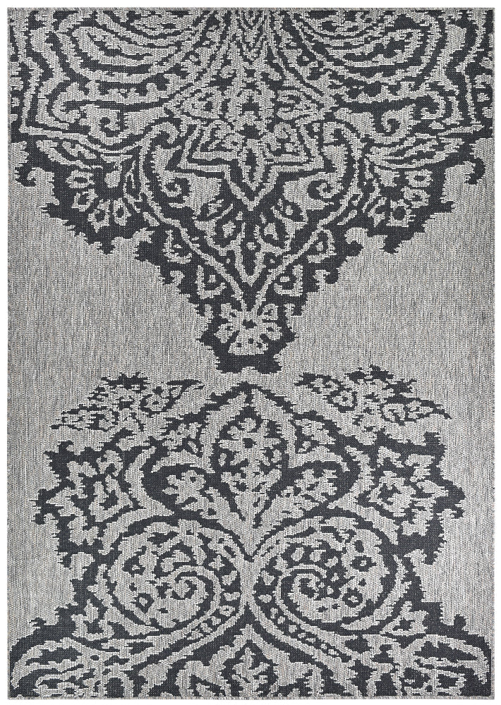 Long Island Brown Black Rug 5605-J48H