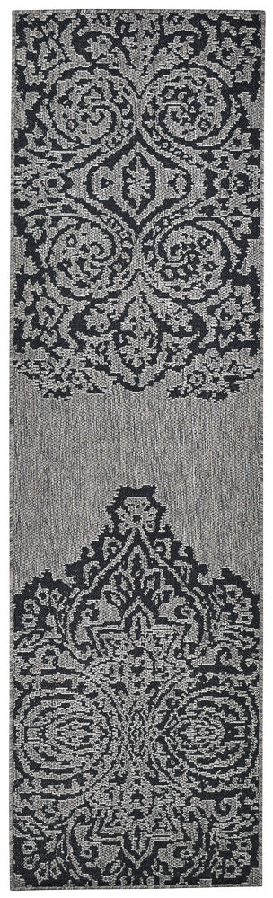 Long Island Brown Black Rug 5605-J48H