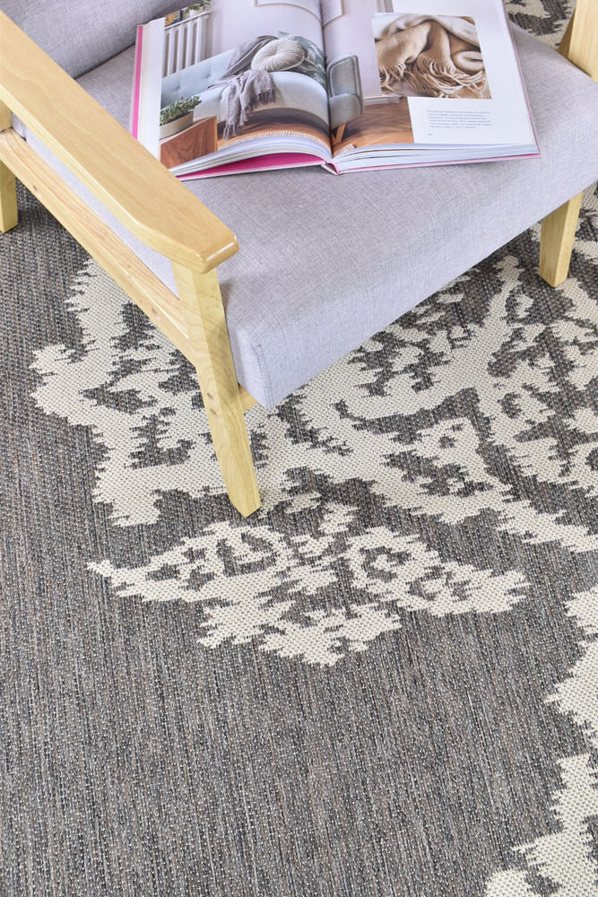 Long Island Brown Cream Rug 5605-W71E