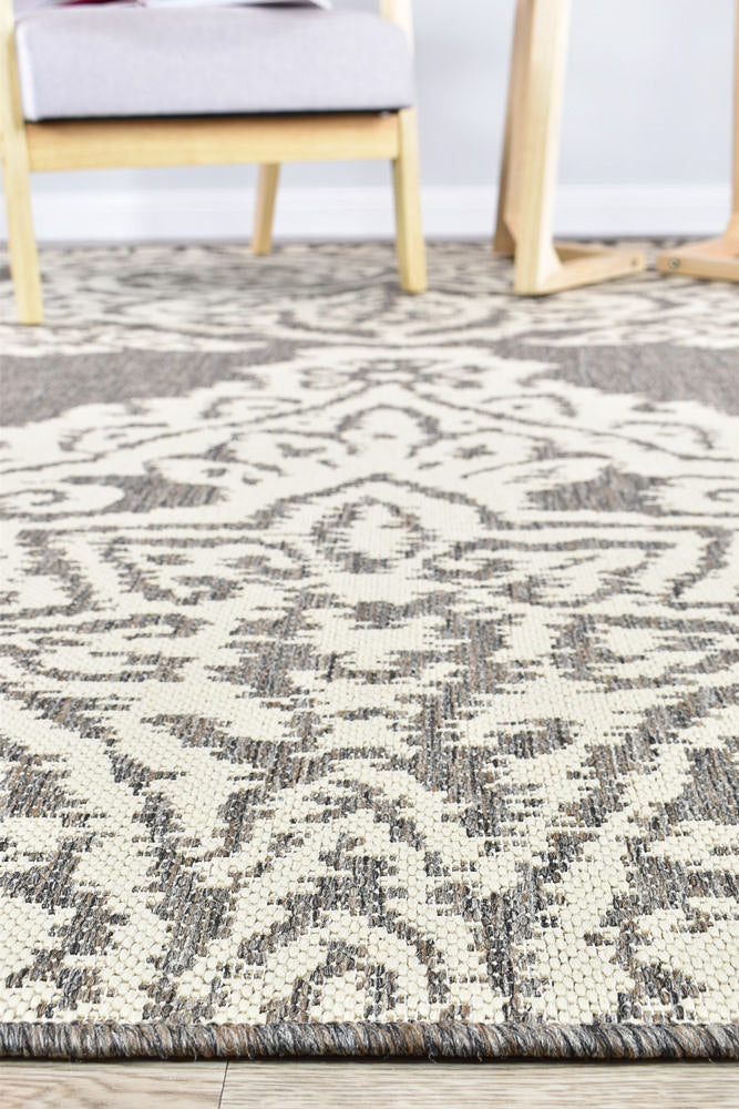Long Island Brown Cream Rug 5605-W71E
